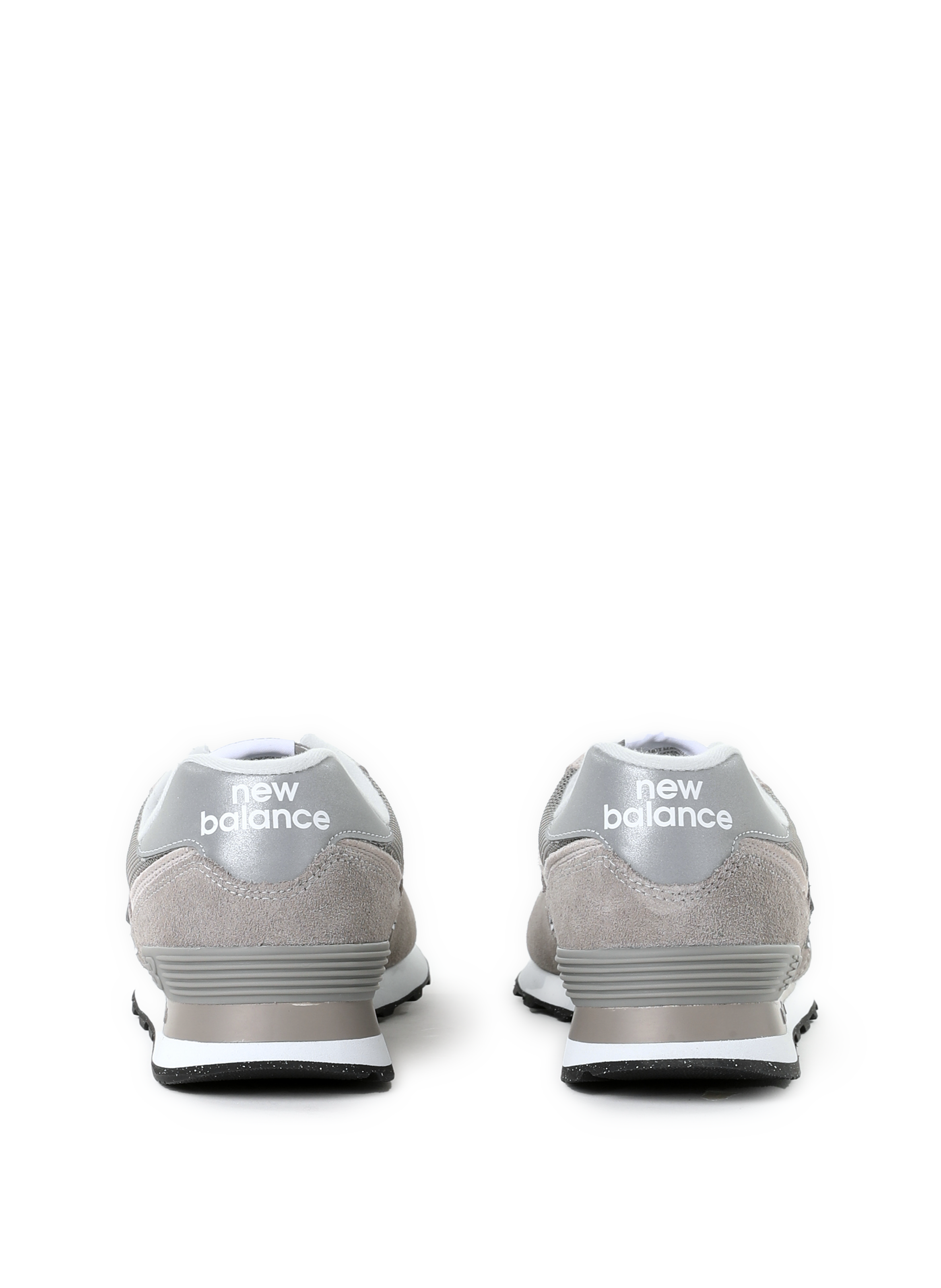 574 leather and mesh low-top sneakers NEW BALANCE Grey