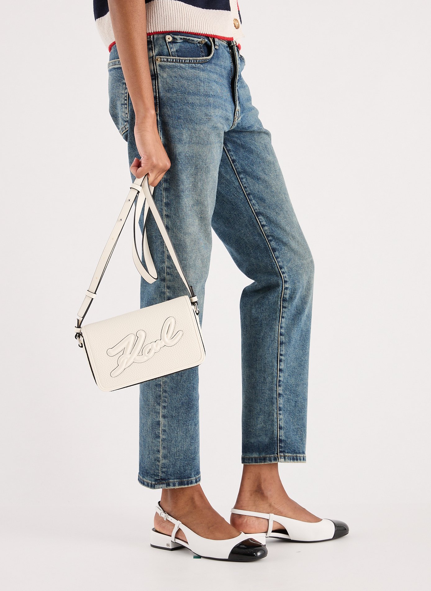 Sac à bandoulière  KARL LAGERFELD Beige