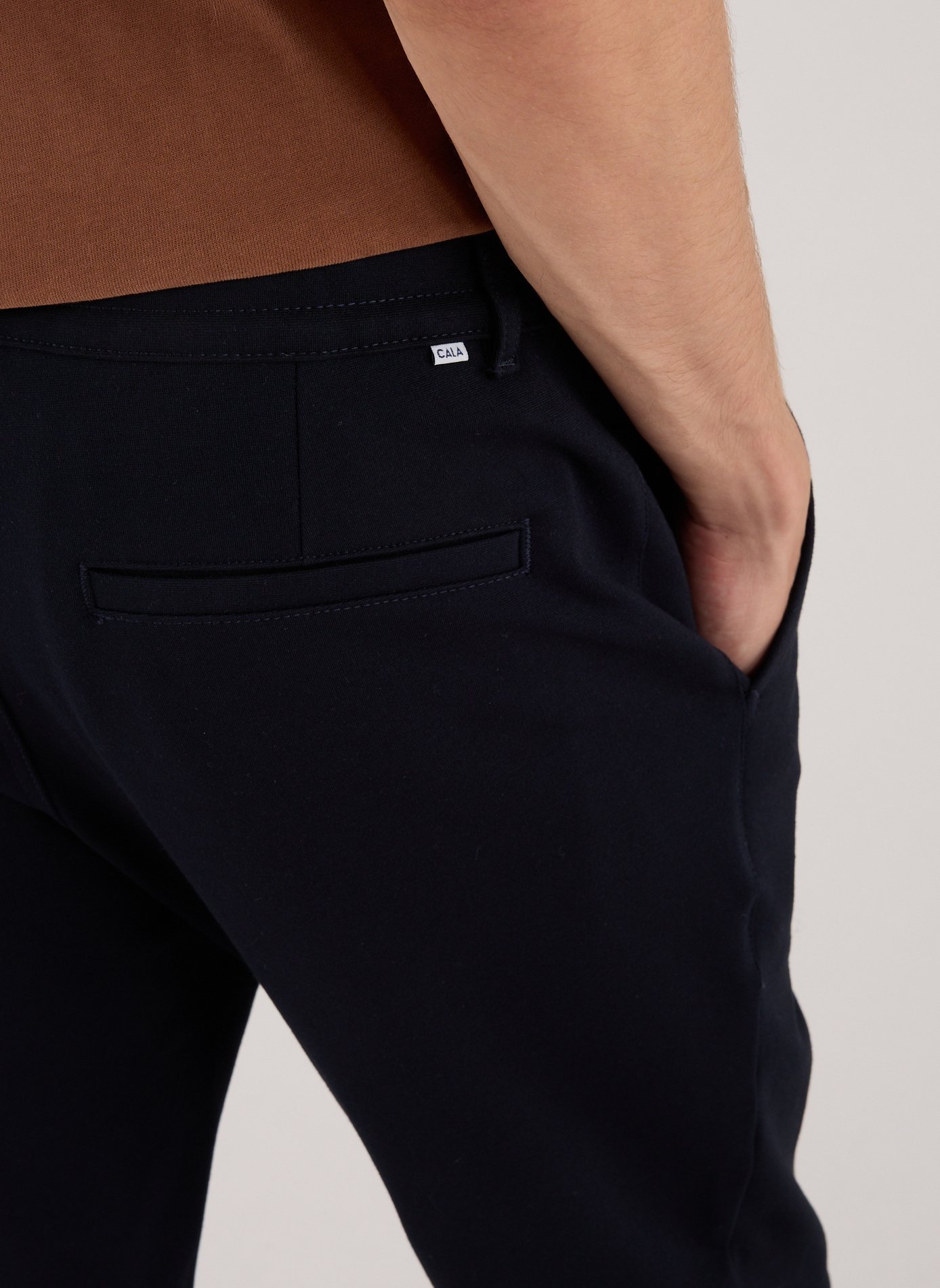 Bedford slim-fit cotton trousers 1789 CALA Blue