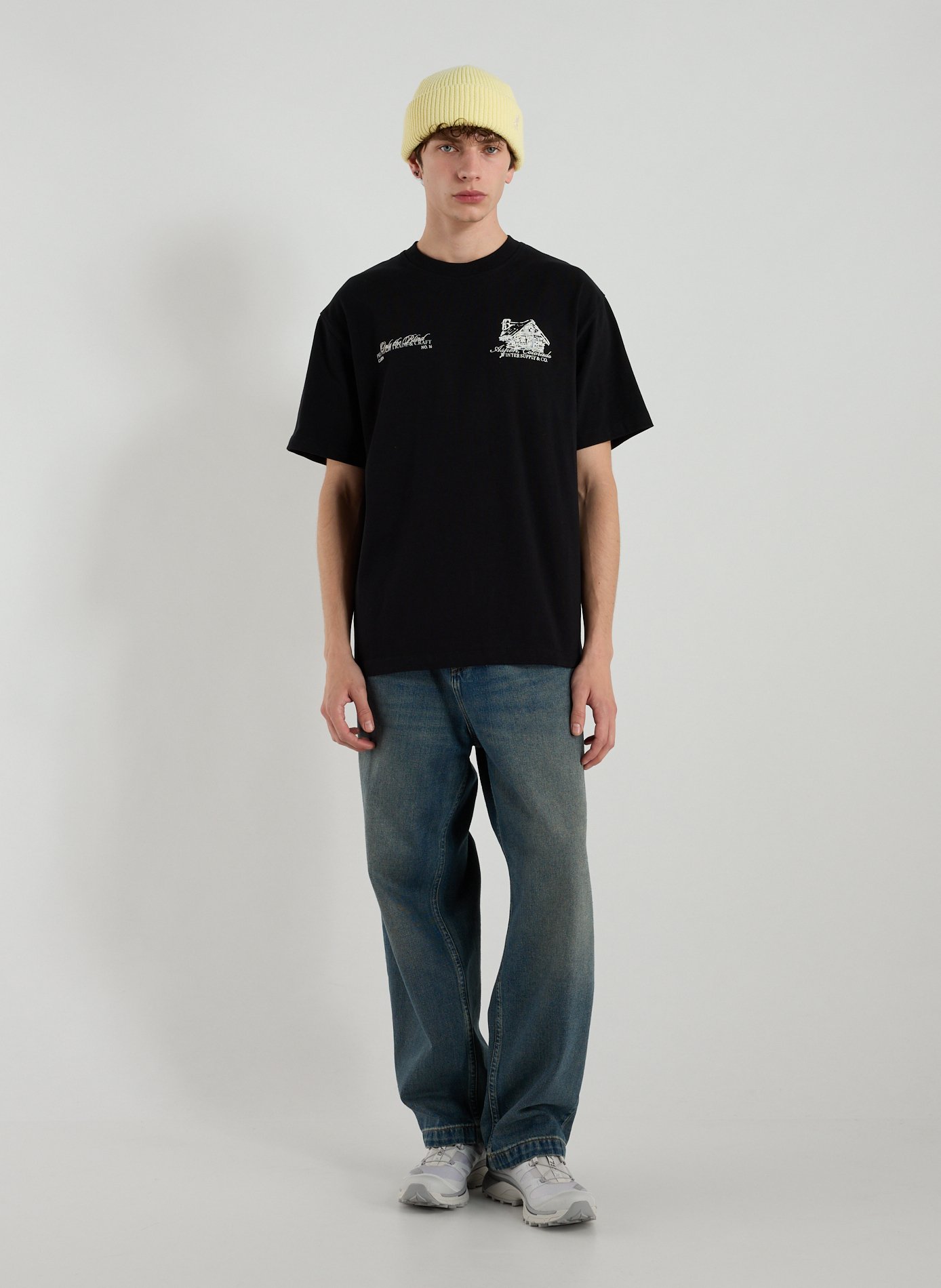 Biker-style cotton t-shirt ONLY THE BLIND Black