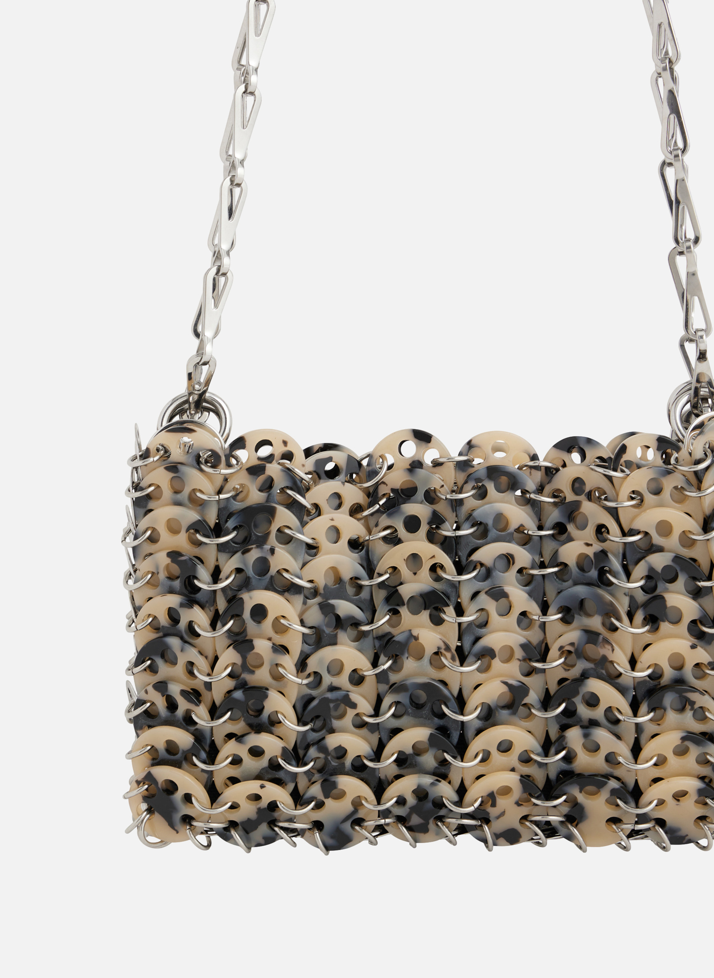 Sac 1969 écaille de tortue RABANNE Argent