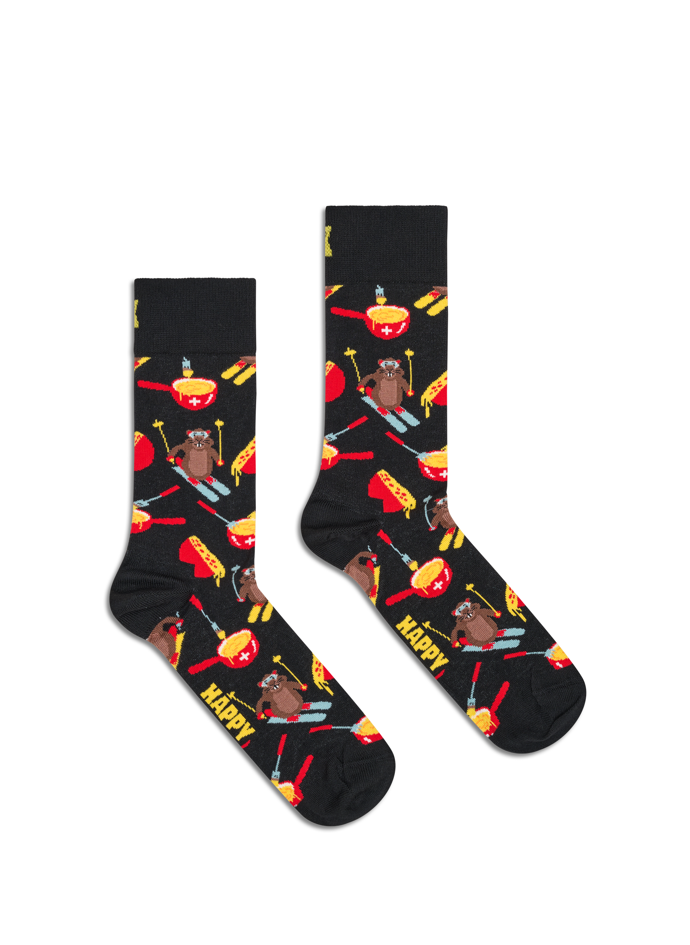 Chaussettes hautes à motif HAPPY SOCKS Multicolore