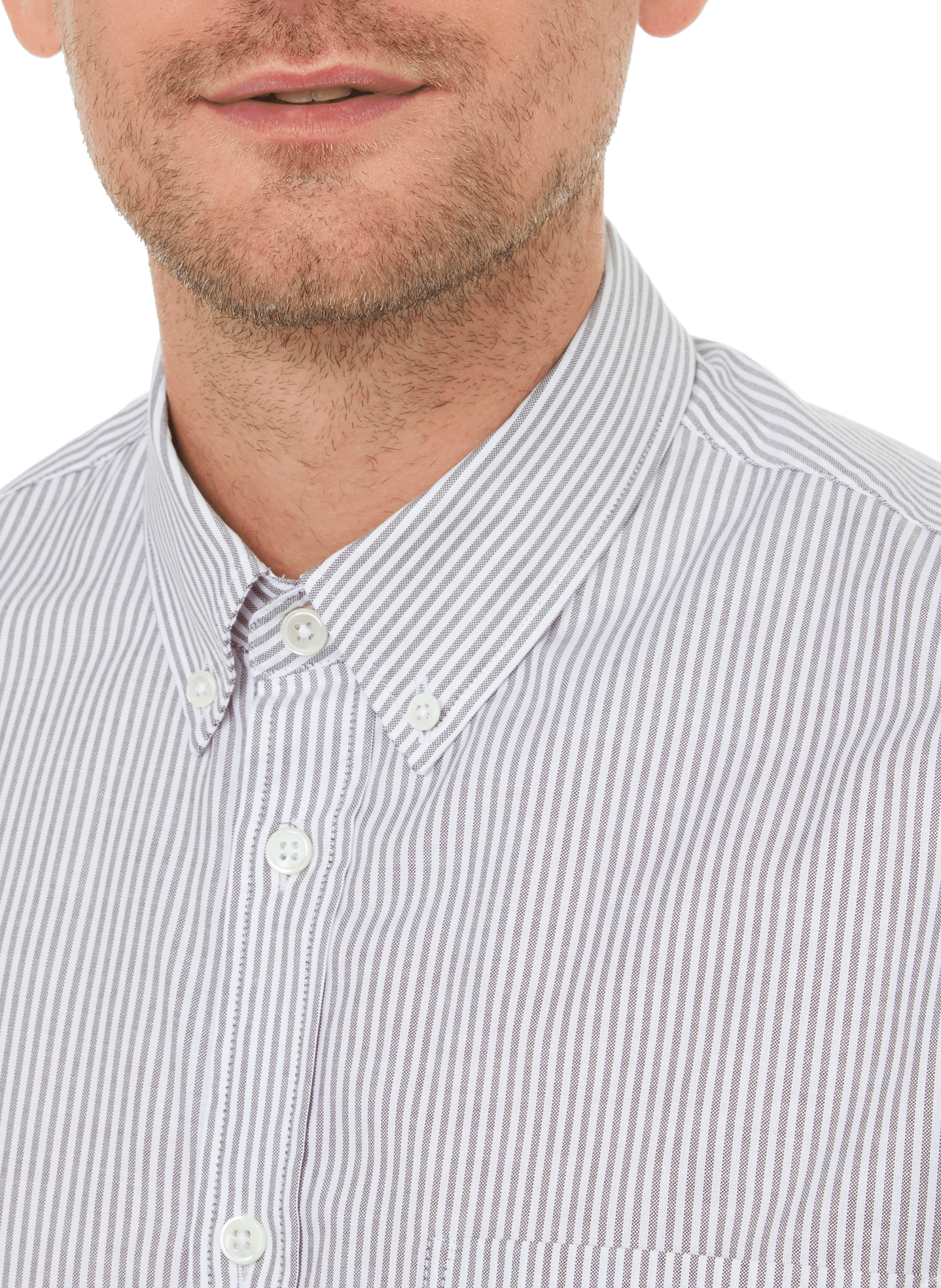 Striped cotton shirt EDITIONS 102 Green