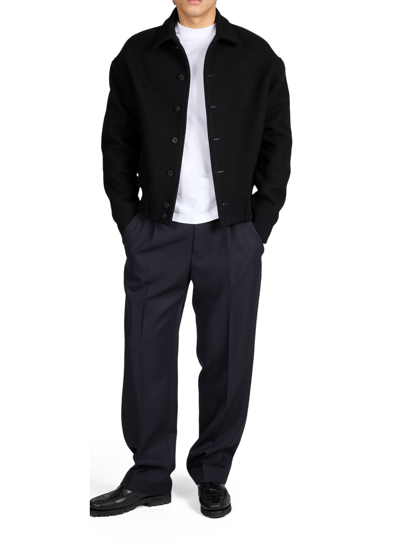 Long-sleeved Gros Grain cotton T-shirt JACQUEMUS White