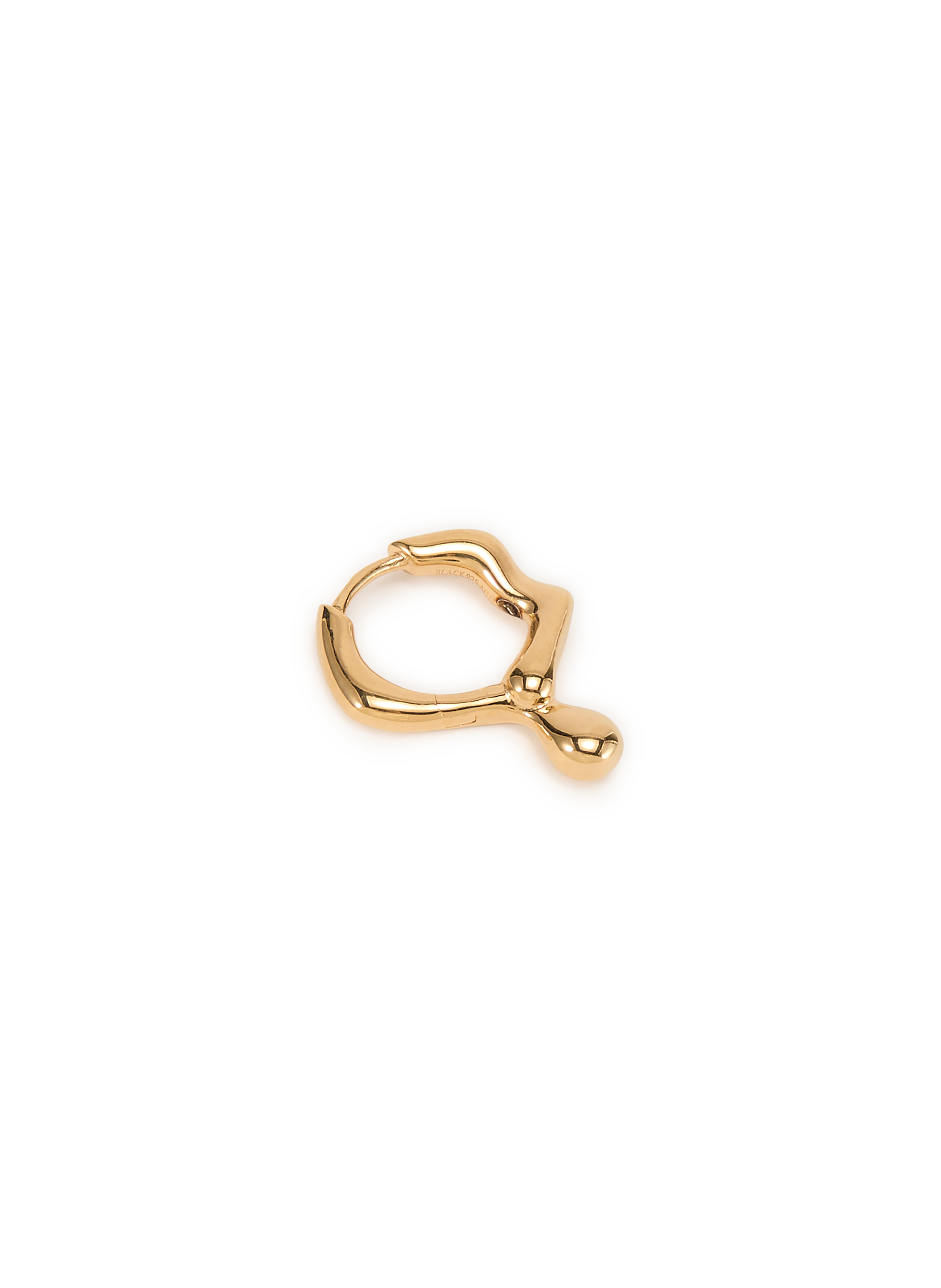 Boucle d'oreille Mira Huggie MARIA BLACK Doré