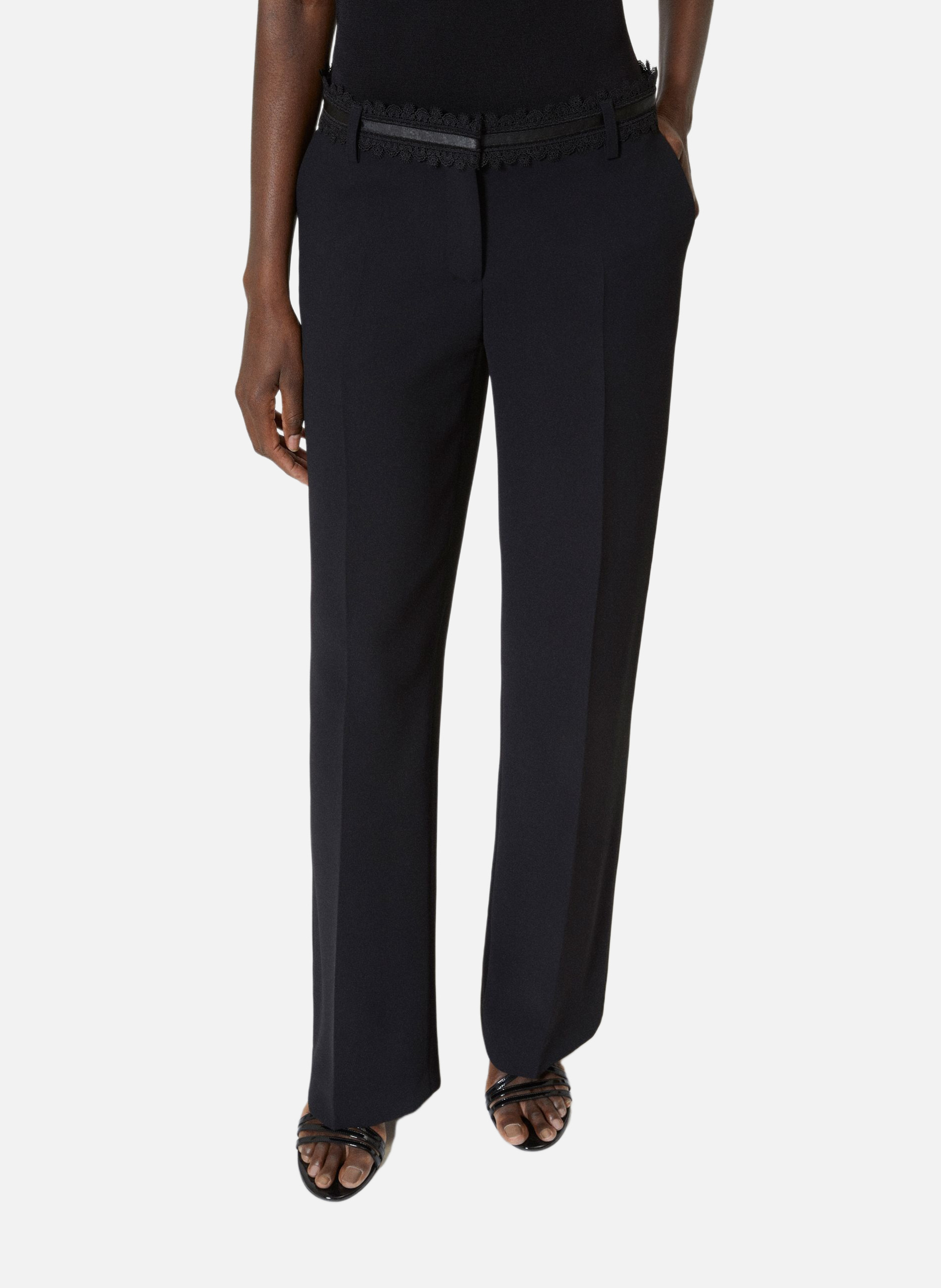 Pantalon tailleur large THE KOOPLES Noir