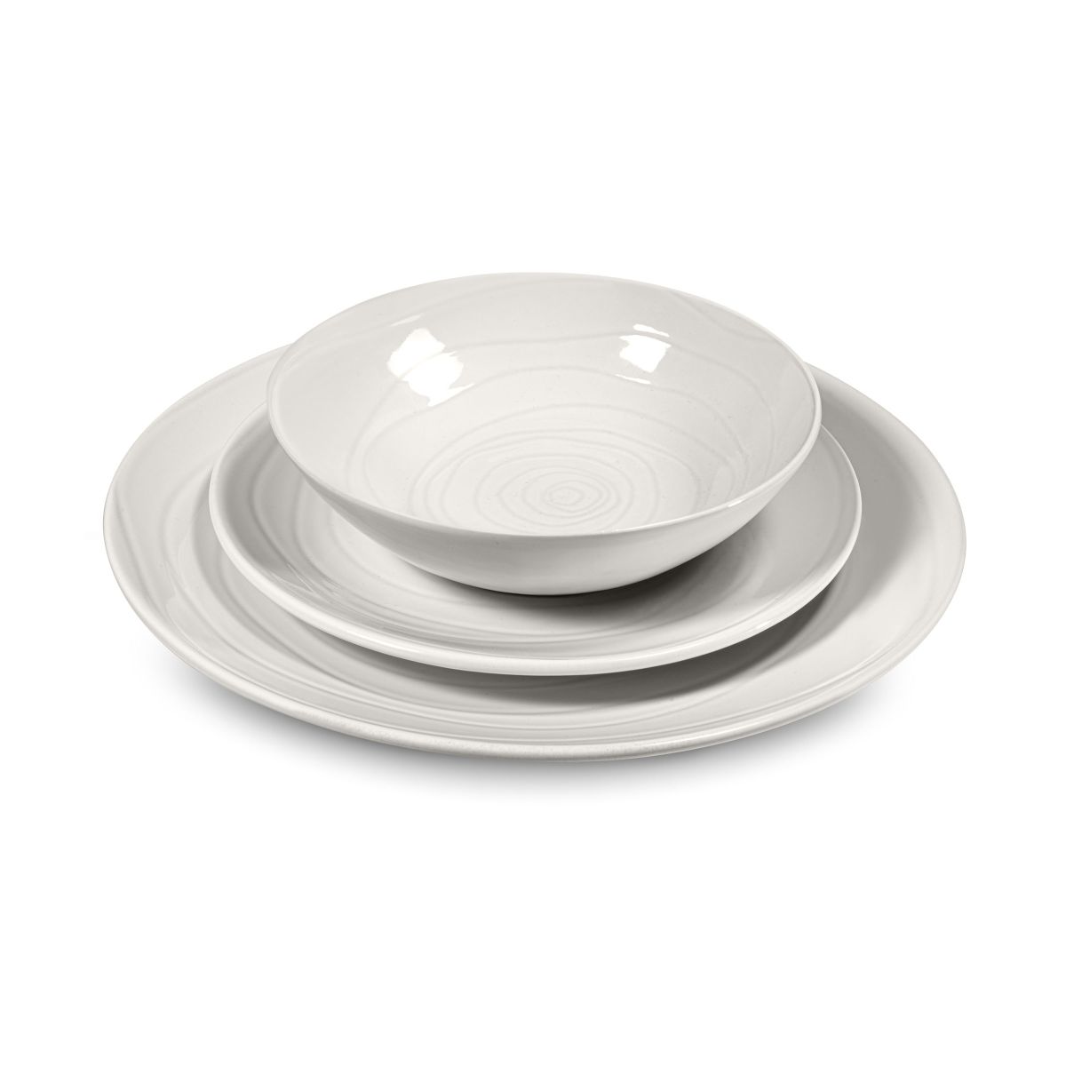 Vibe - assiette gourmet (lot de 6) MEDARD DE NOBLAT Blanc