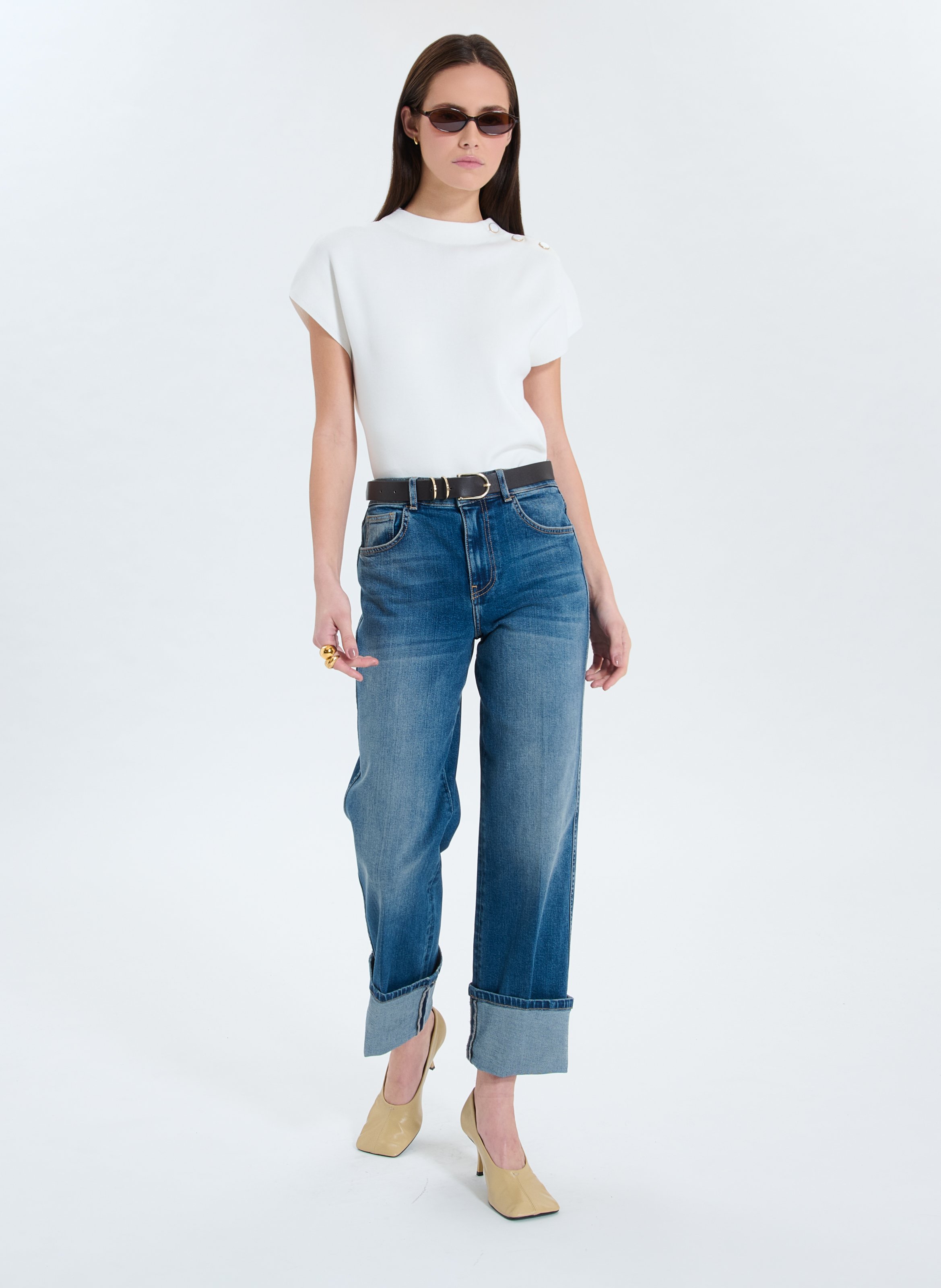 Pull  nigella ZAPA Blanc