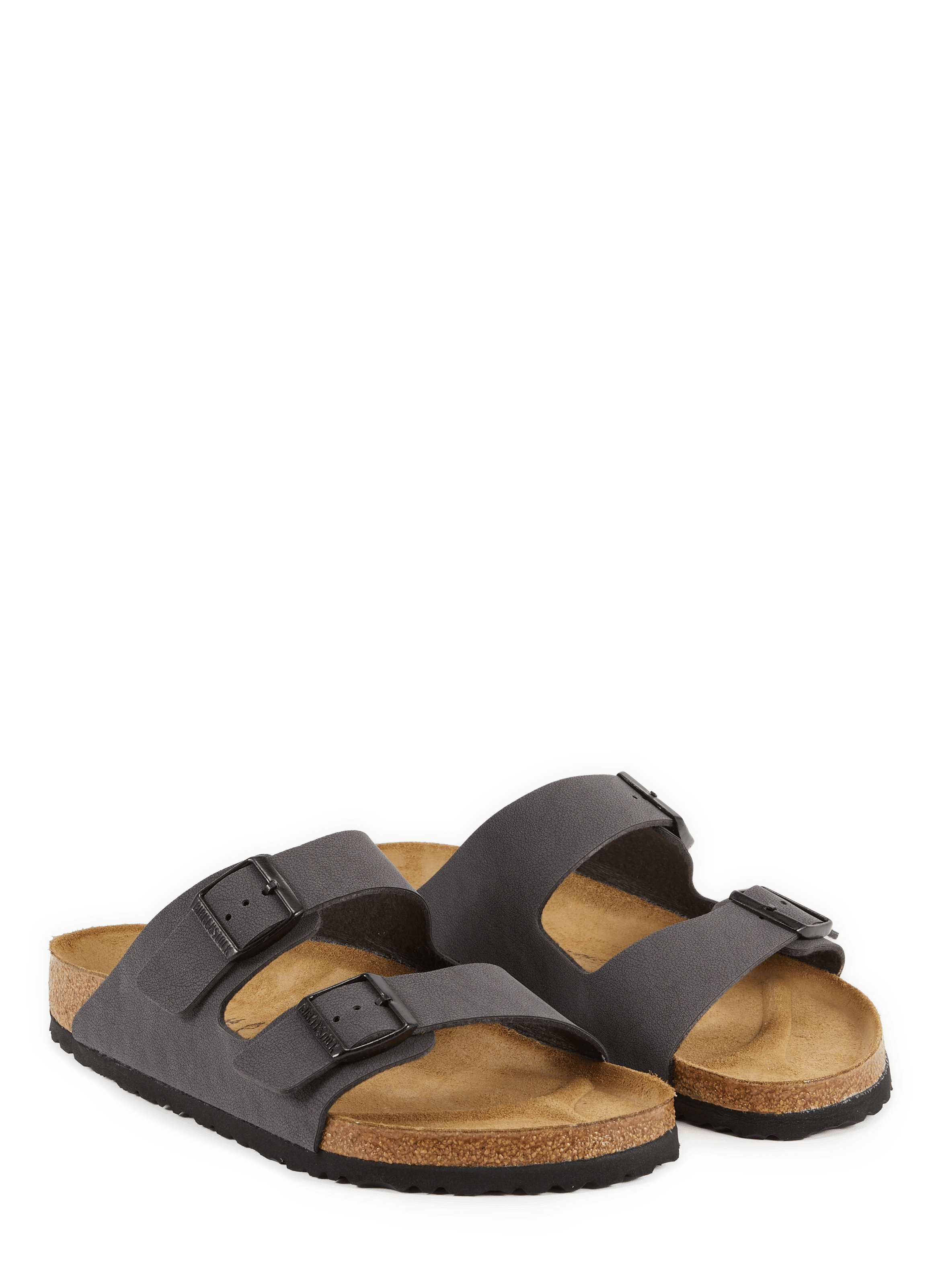 Sandales plates Arizona BIRKENSTOCK Gris