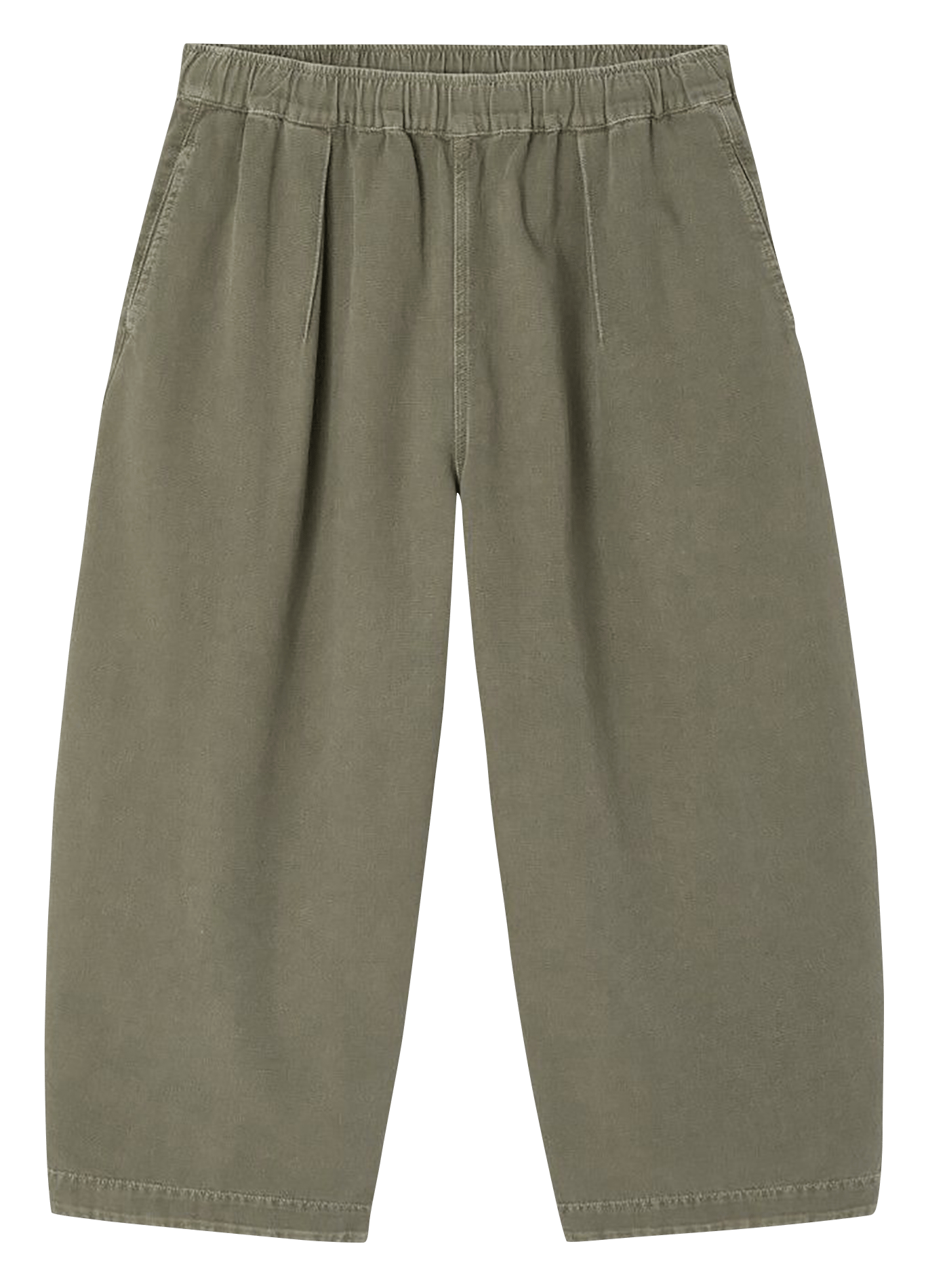 Jogginc large en coton et coton recyclé mélangé lycaz AMERICAN VINTAGE Vert