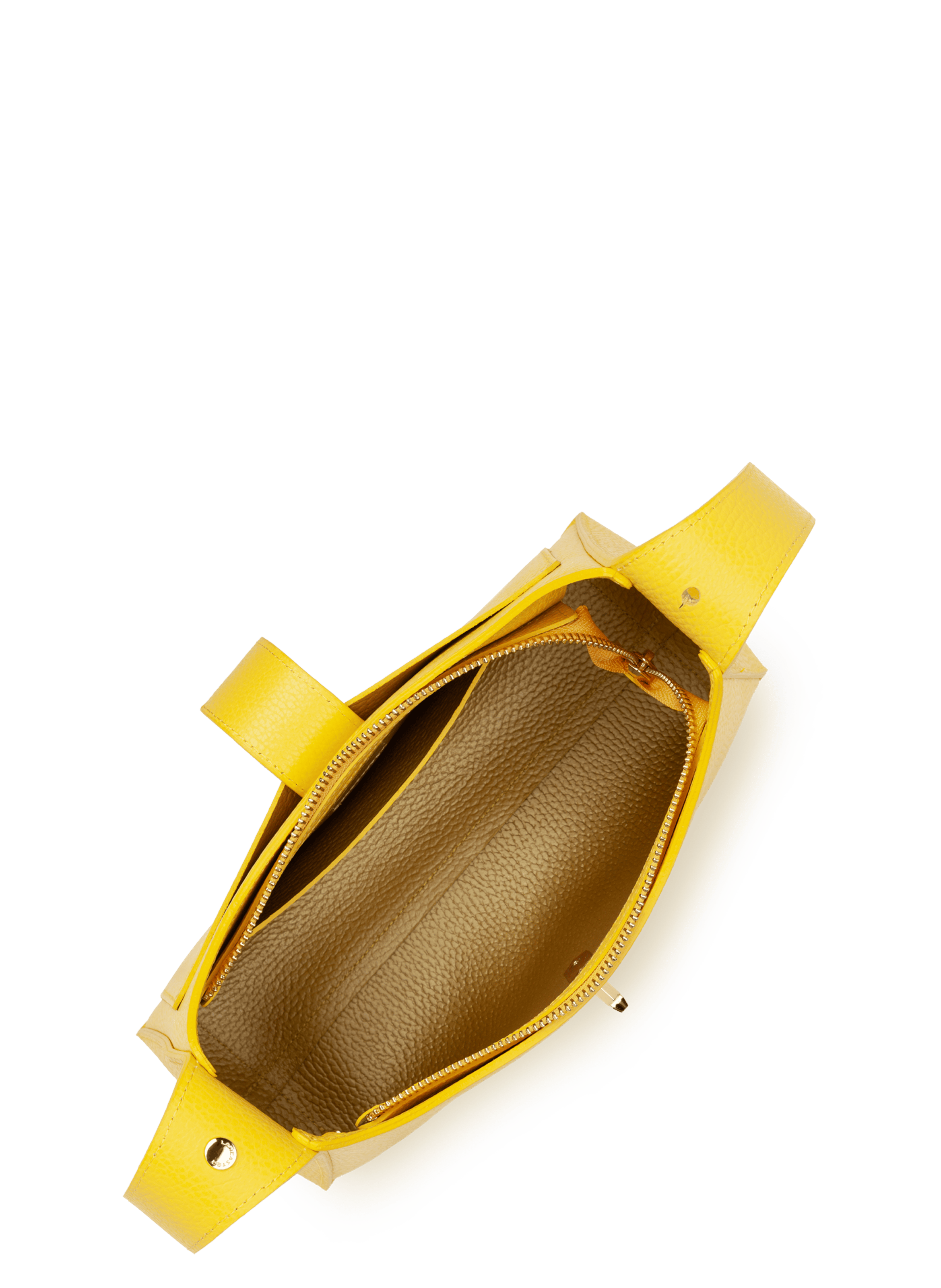 Sac hobo - top double | Jaune LANCASTER Femme