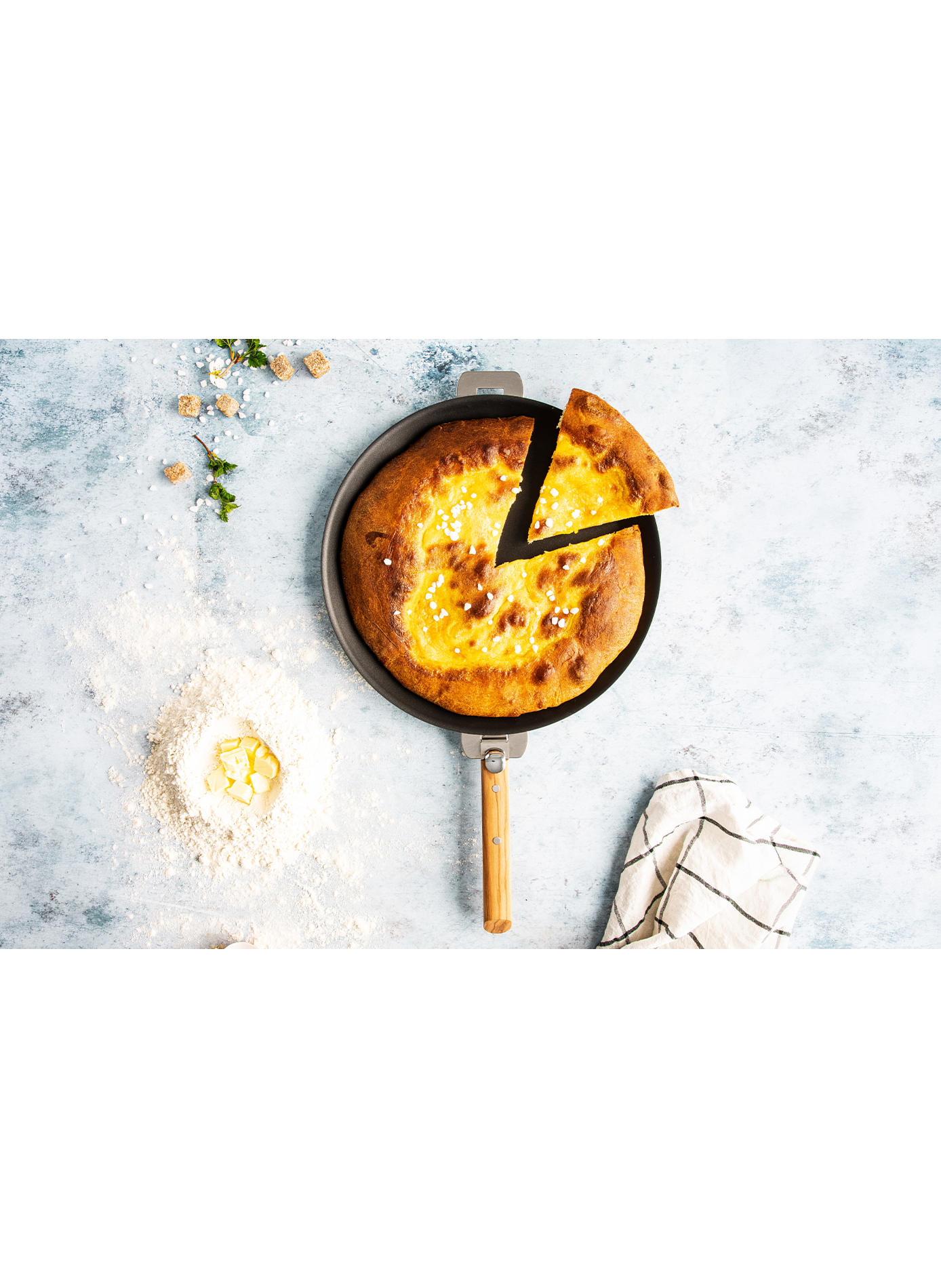 Poêle à crêpes anti-adhésive Mutine en inox CRISTEL Gris