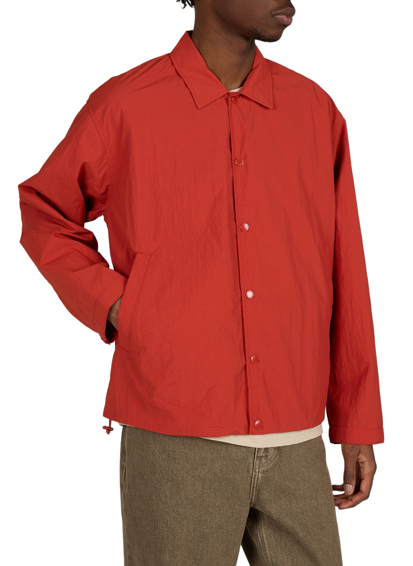 Lightweight jacket with classic collar NN.07 Red