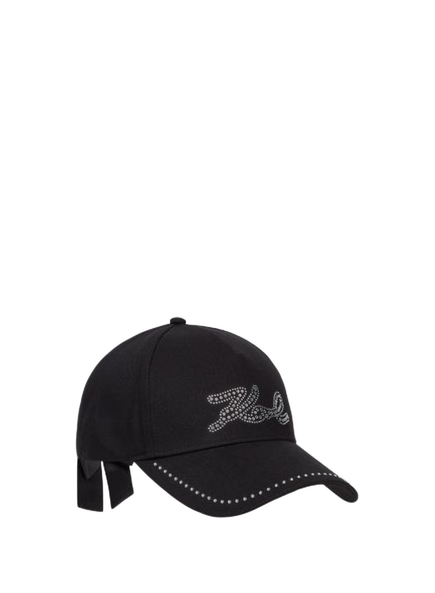 K/SIGNATURE LOGO/VISOR RH CAP - Casquette en laine KARL LAGERFELD Noir