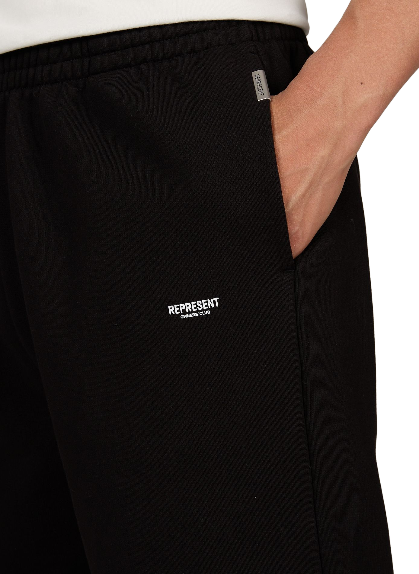Weite Baumwoll-Jogginghose REPRESENT Schwarz