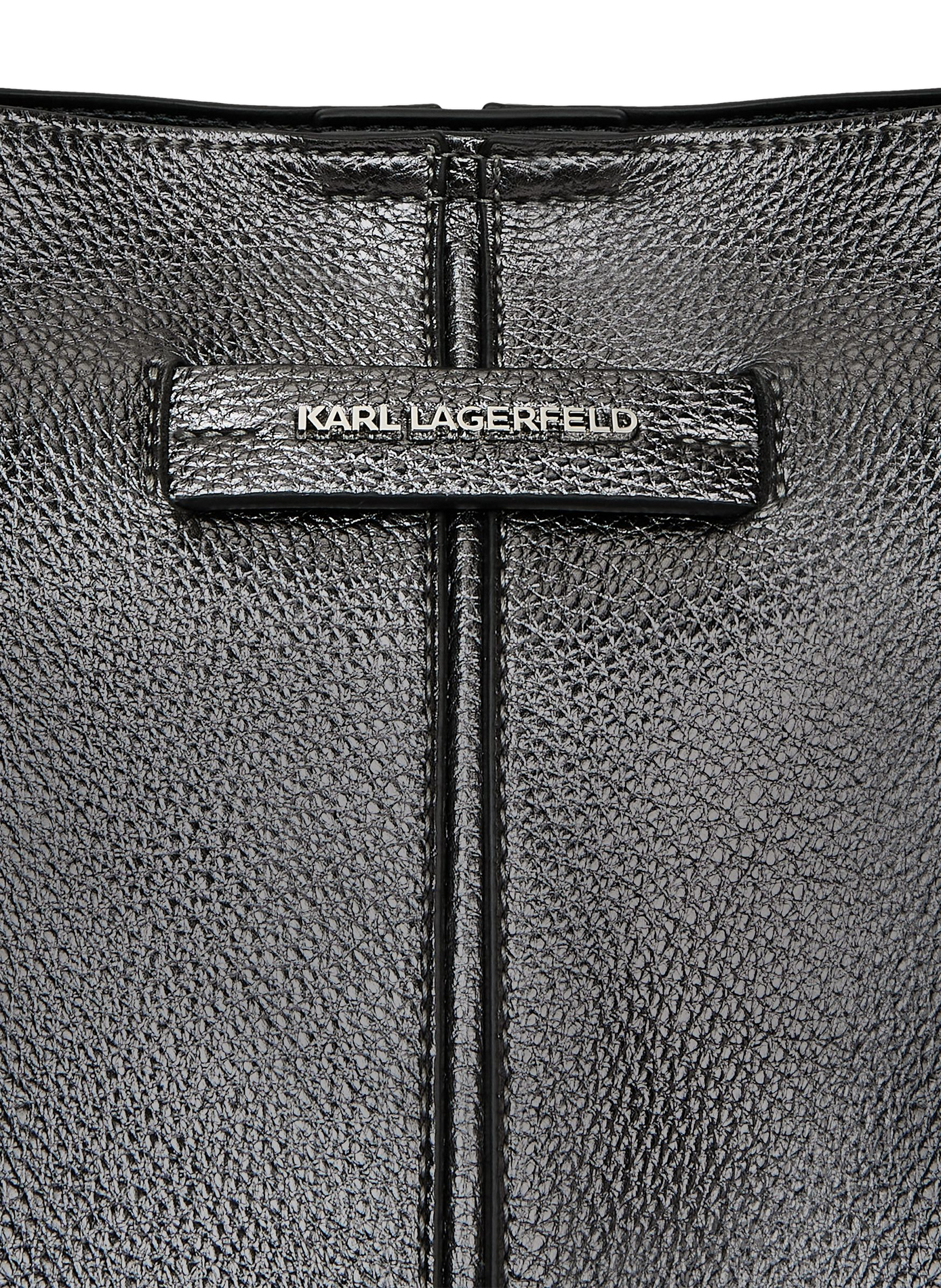Glänzende und geknackte Tasche K/Pierced KARL LAGERFELD No color