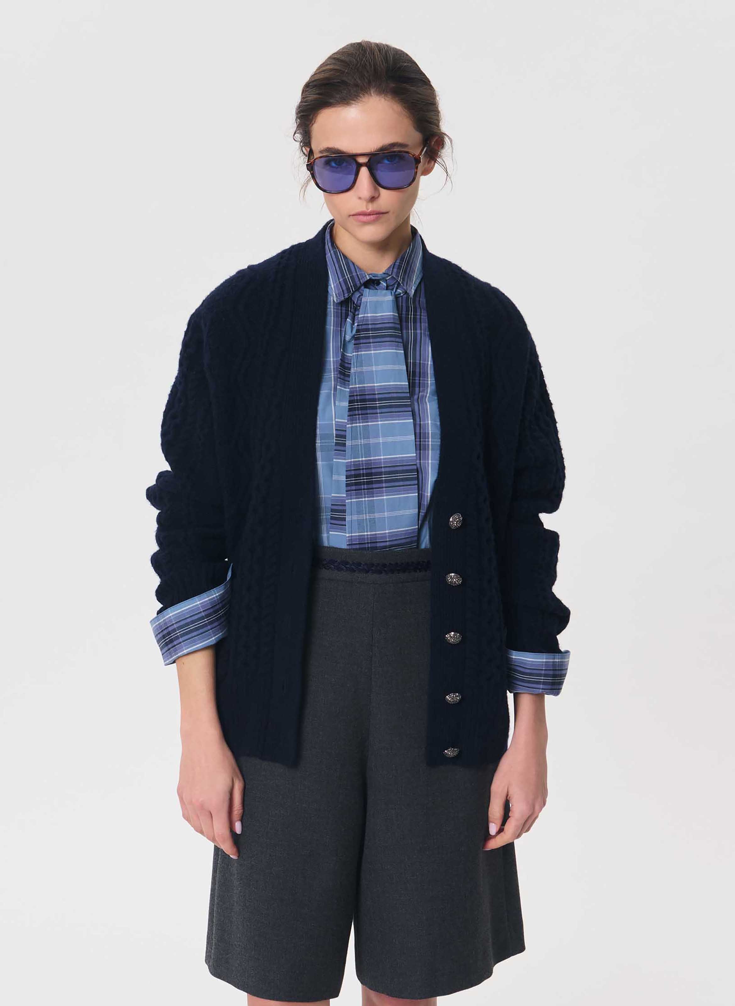 Short stan TARA JARMON Gris