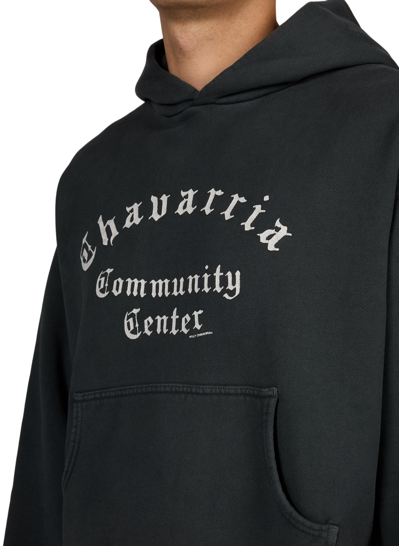 Cotton hoodie WILLY CHAVARRIA Grey