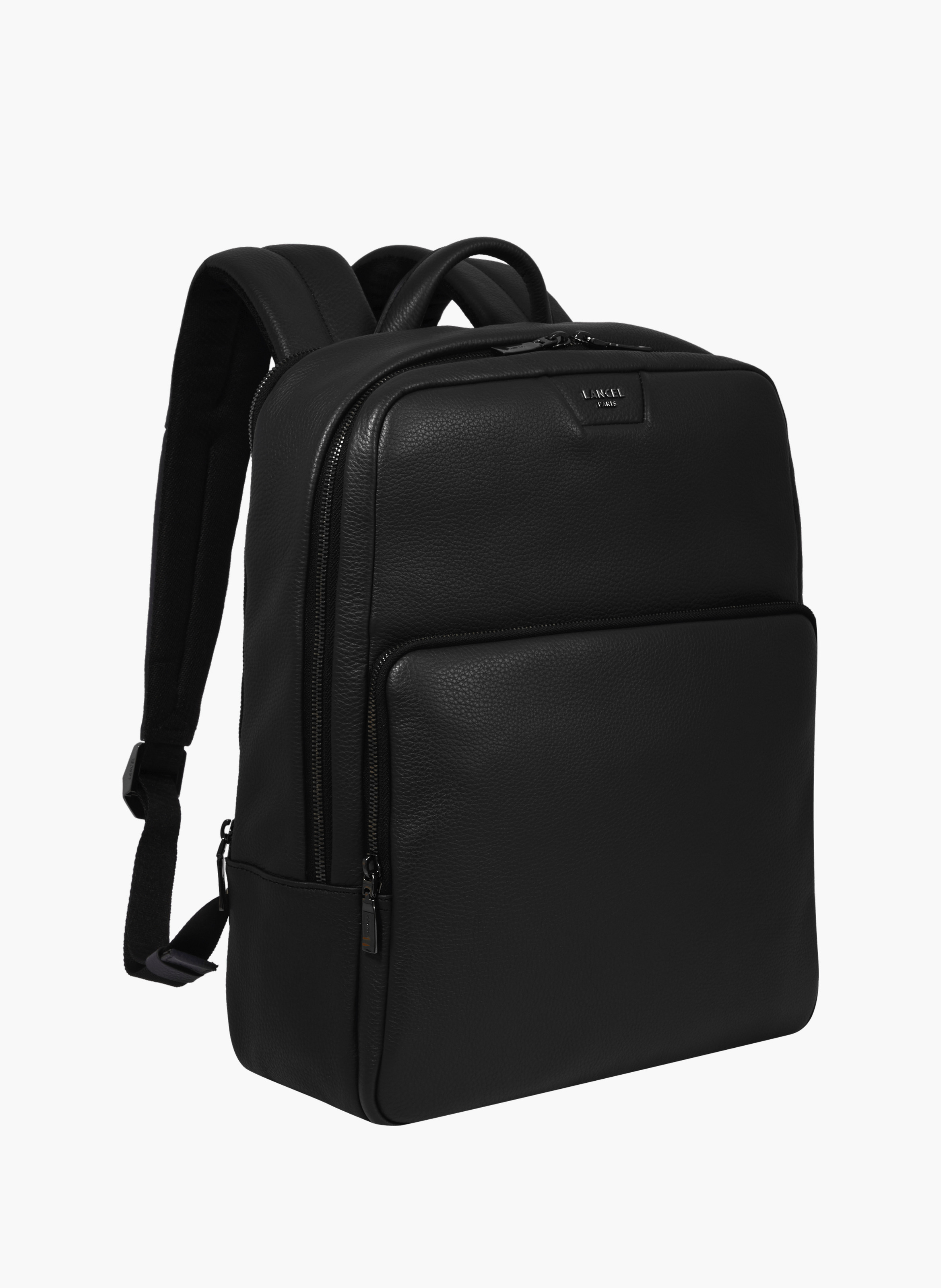 Rugzak zoals die van Lancel in leer LANCEL Zwart