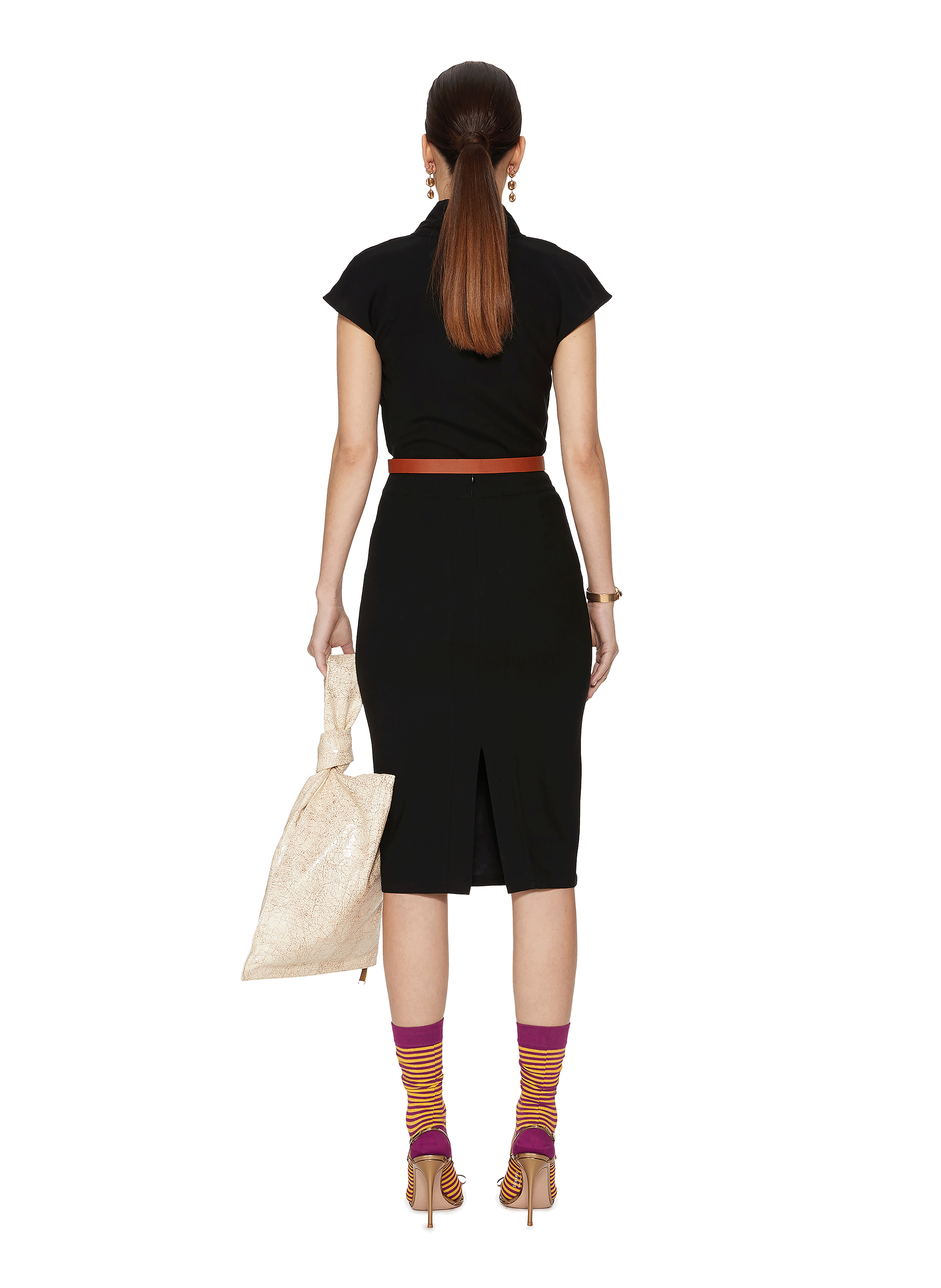 Lynn viscose Pencil skirt UNIVERSAL STANDARD Black