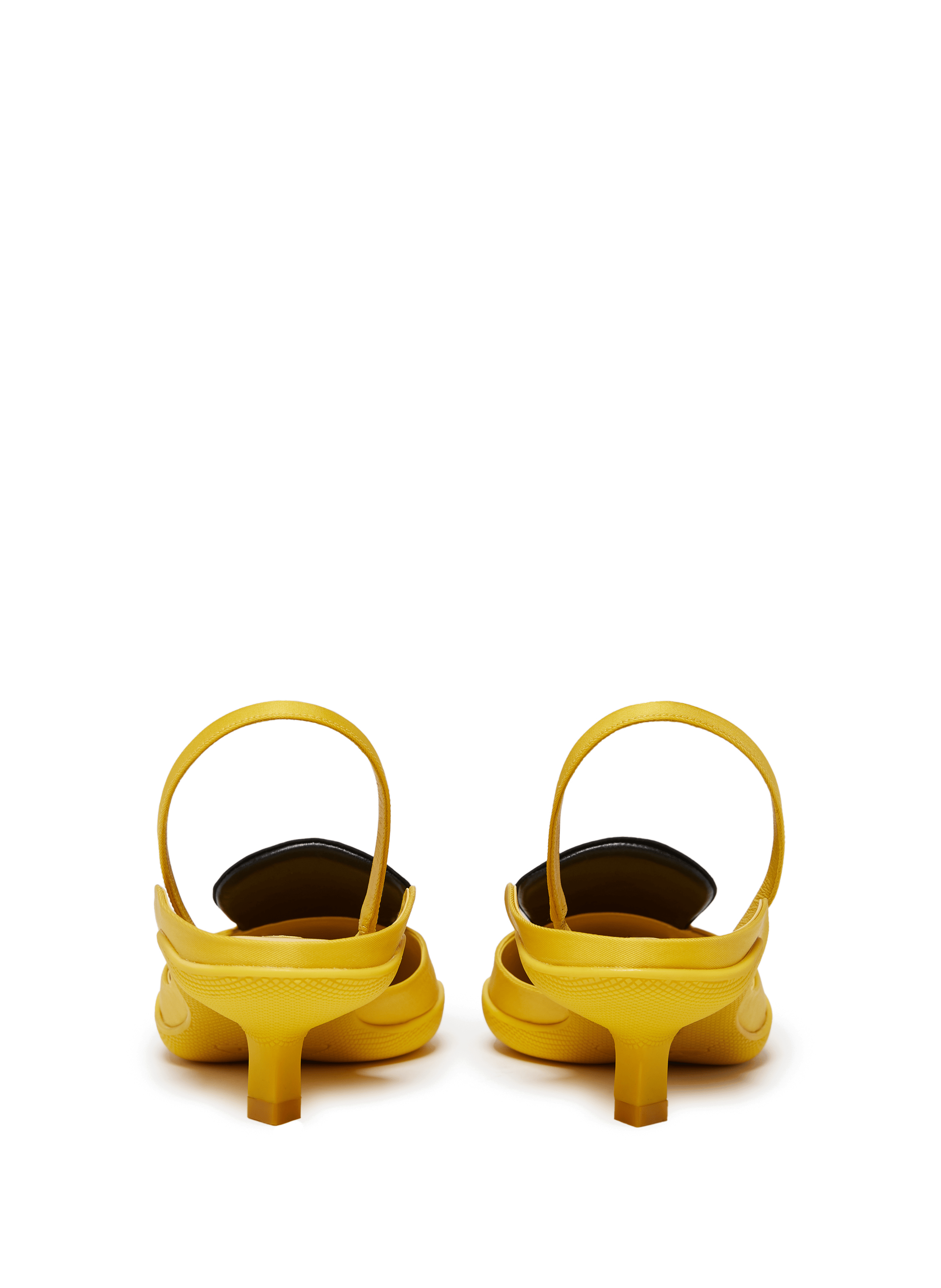 Two-tone heels PRADA Yellow