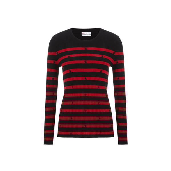 Pull à motif étoiles