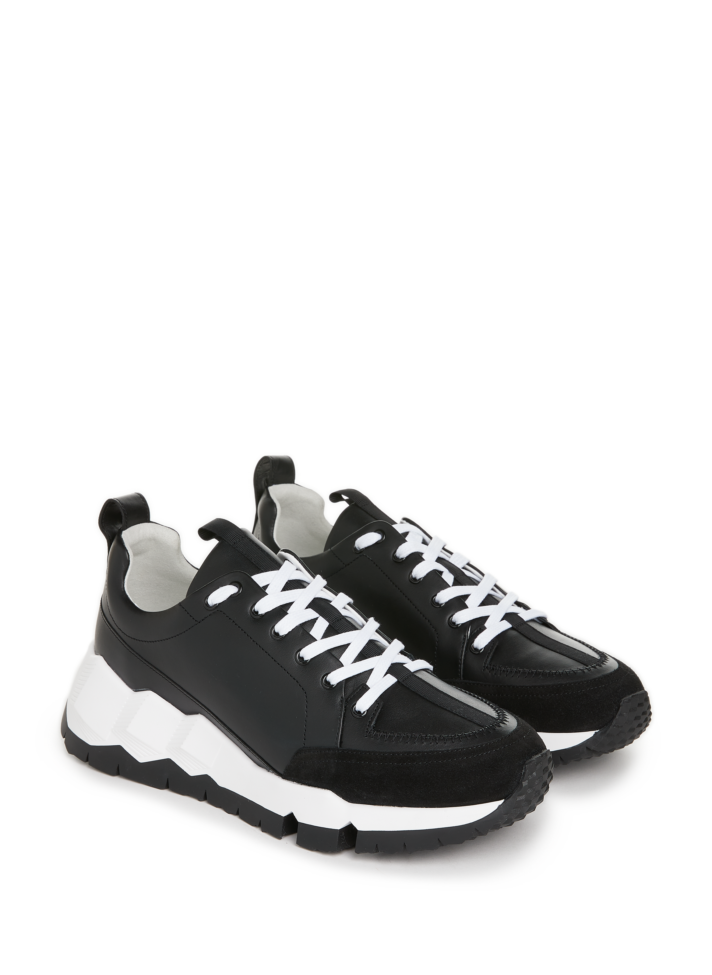 Baskets basses QX02 en cuir