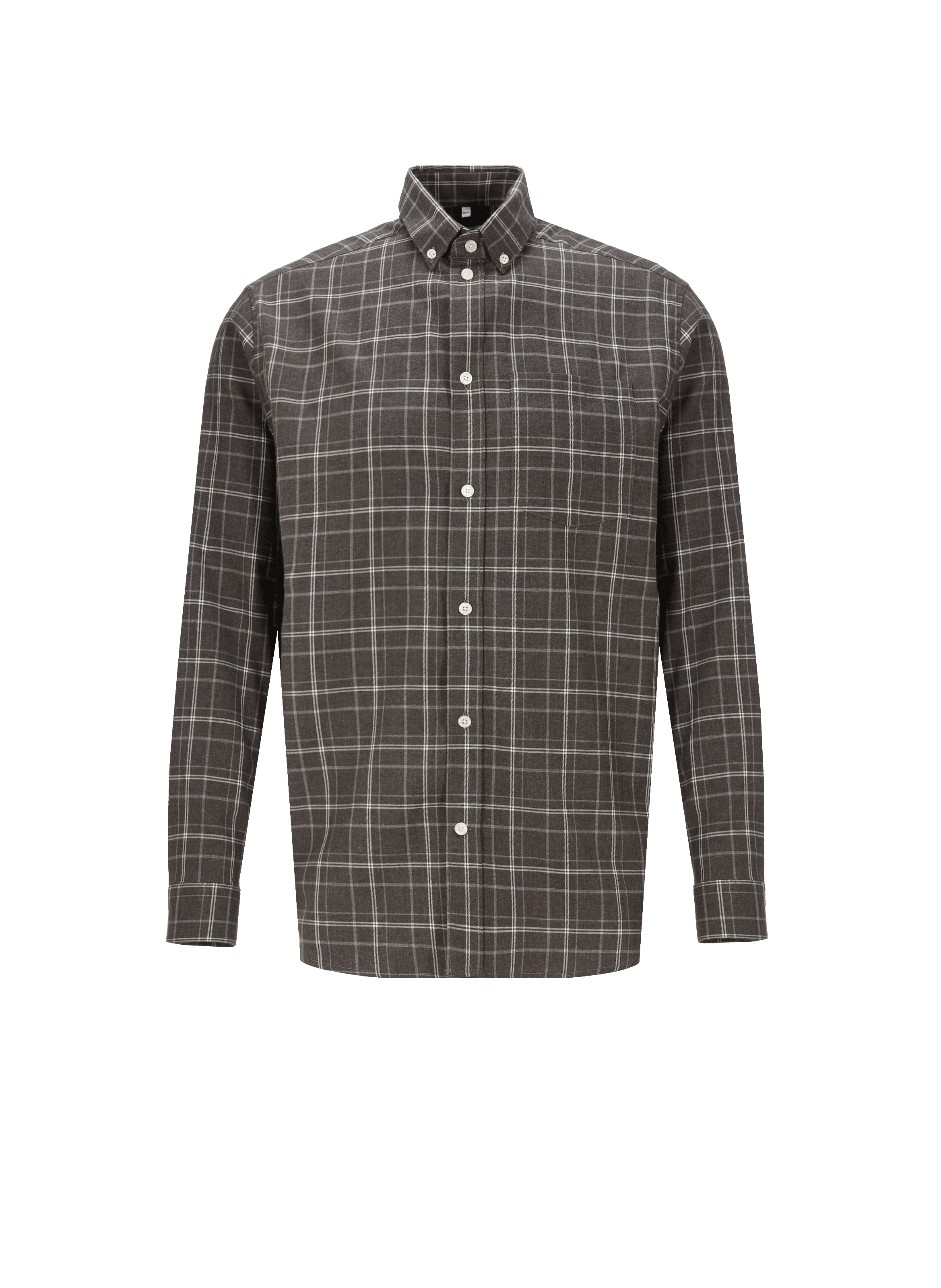 AU PRINTEMPS PARIS Striped cotton shirt  Grey