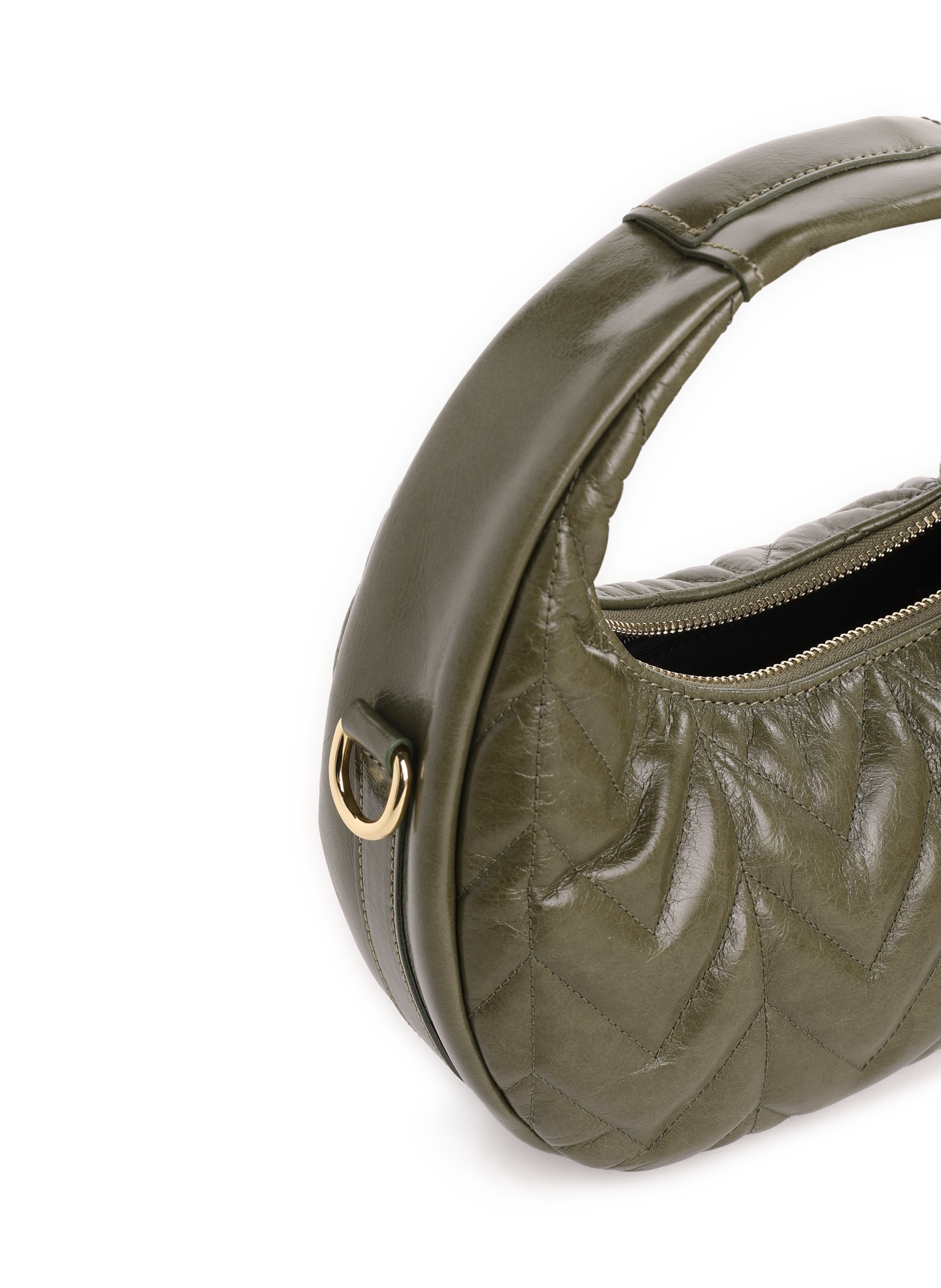 Sac à main Elisabeth en cuir  SAISON 1865 Kaki