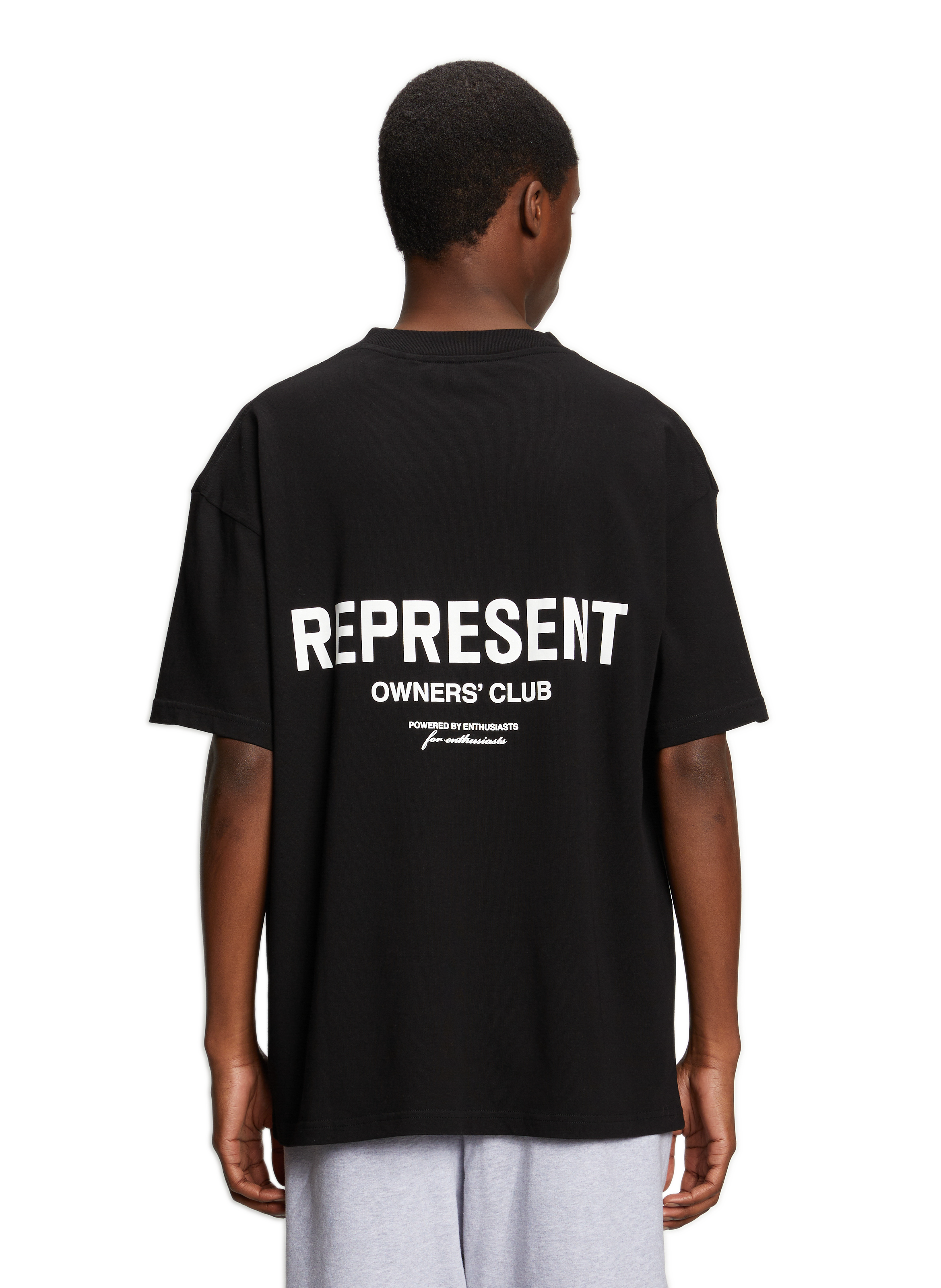 Cotton T-shirt REPRESENT Black