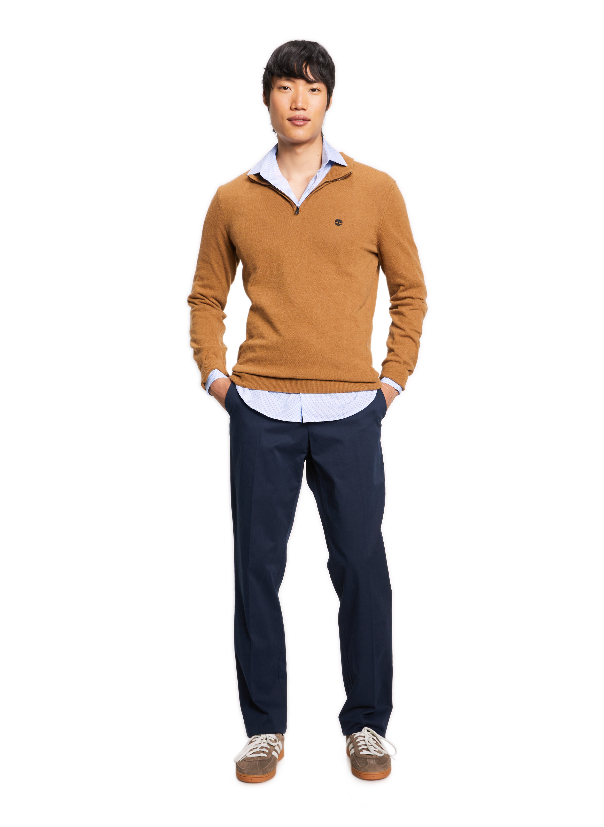 Cotton Trousers TIMBERLAND Blue