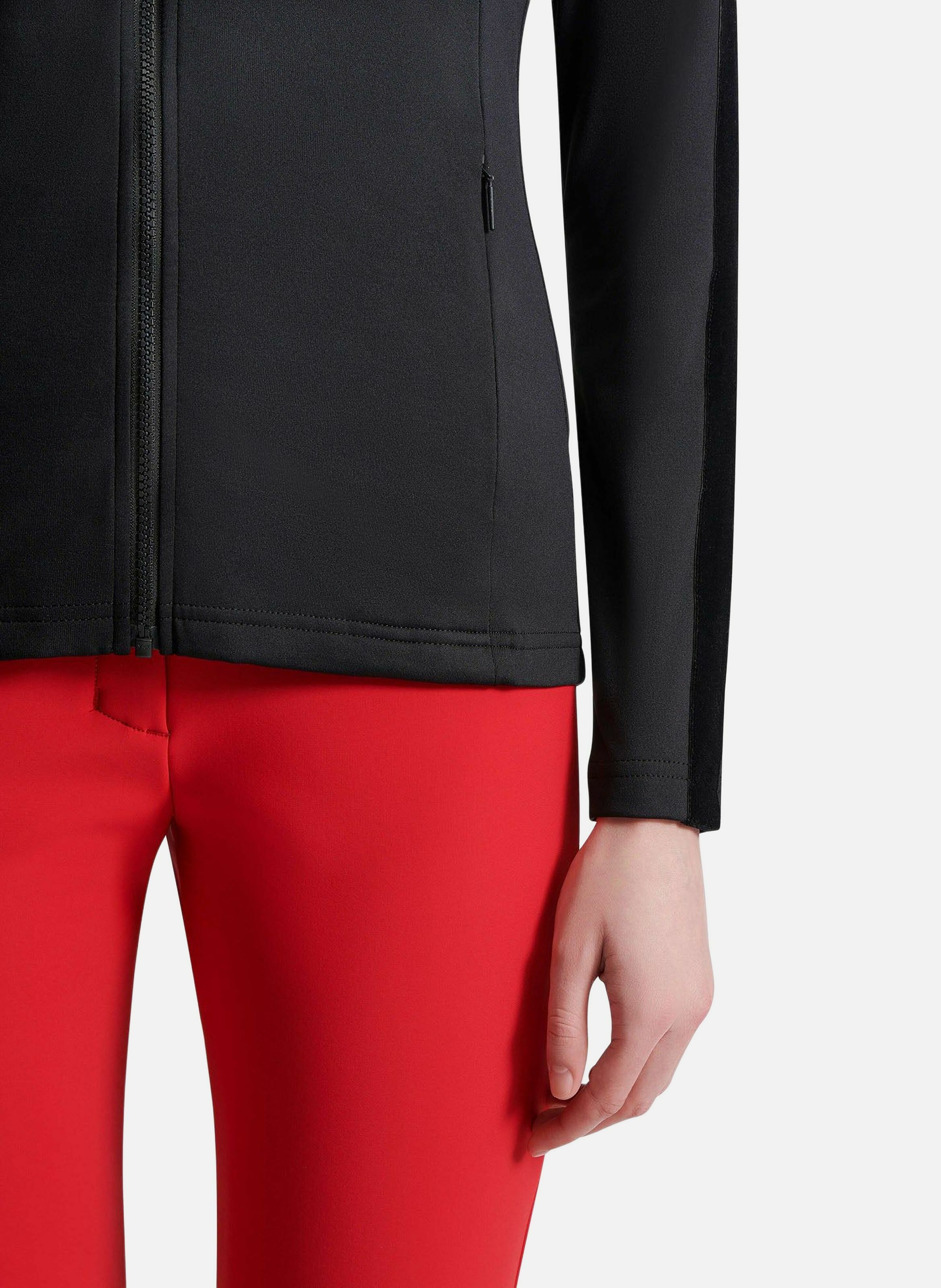 Gilet stellaria col montant coupe ajustée FUSALP Noir