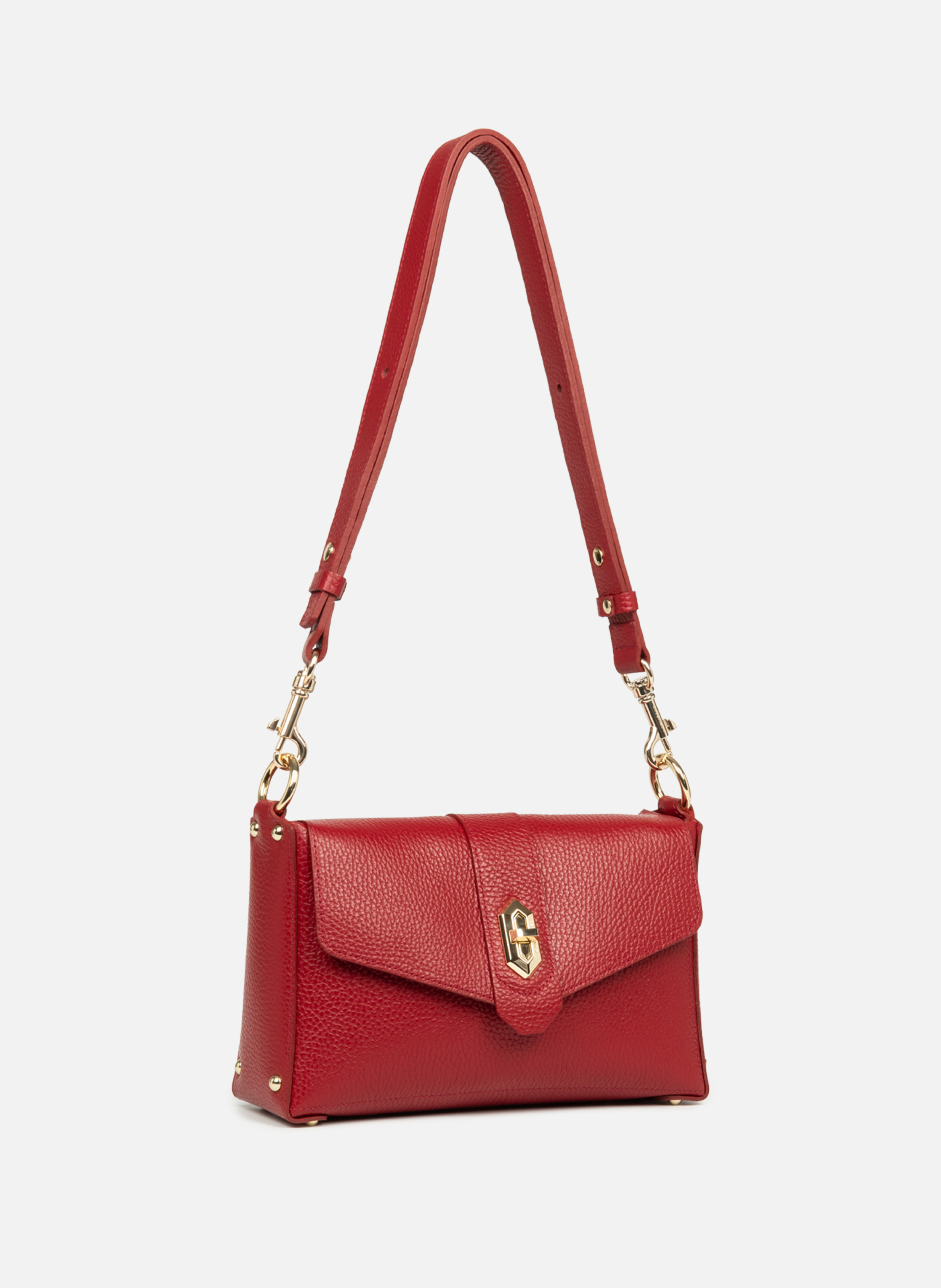 Small crossbody bag - Top Double LANCASTER Red