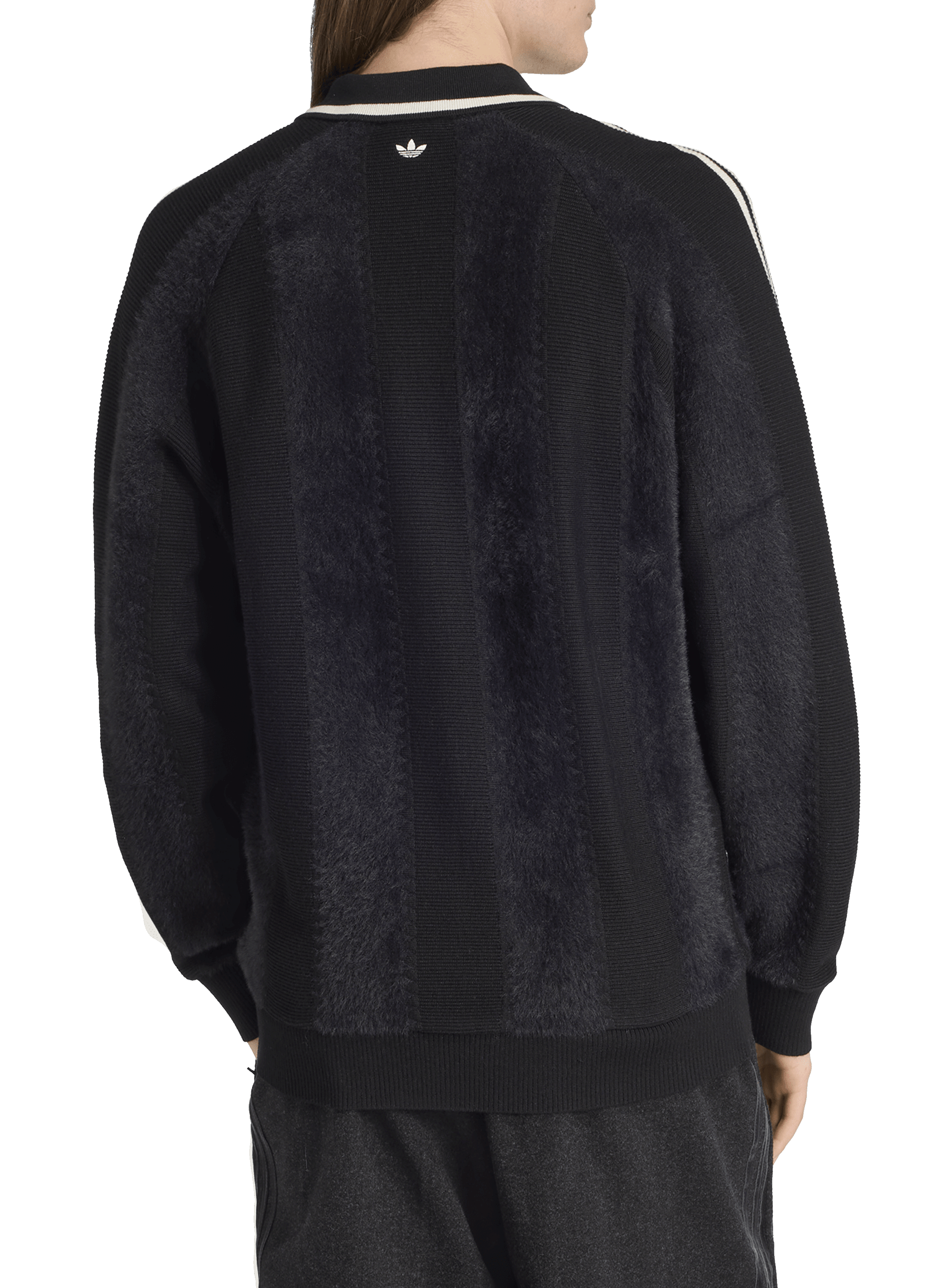 Polo-collar jumper ADIDAS Black