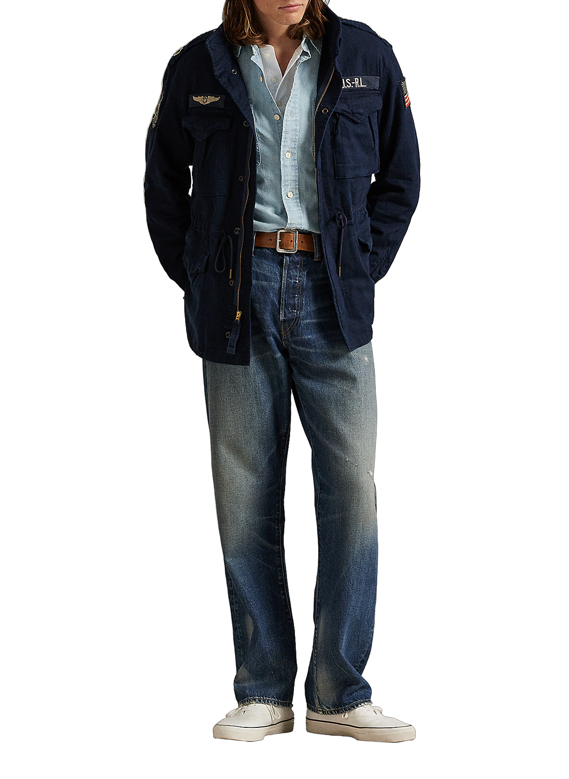 Cotton Field Jacket POLO RALPH LAUREN Blue