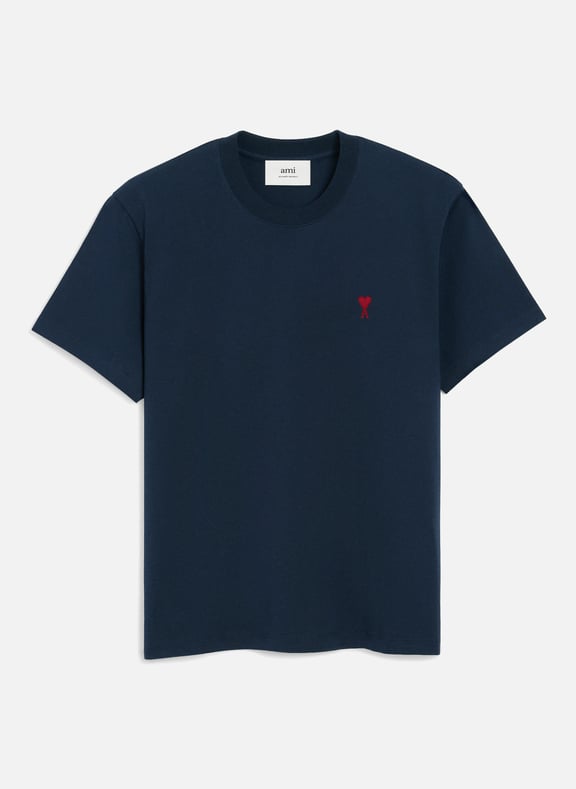 T-shirt ami de coeur rouge unisexe Bleu by AMI PARIS AMI PARIS T-shirt ami de coeur rouge unisexe Bleu