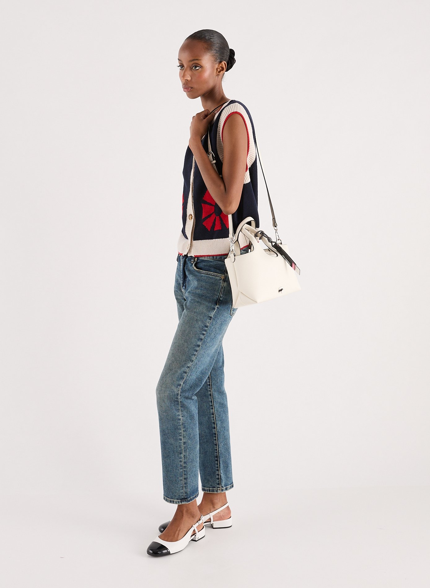 Sac à main Ikon KARL LAGERFELD Beige