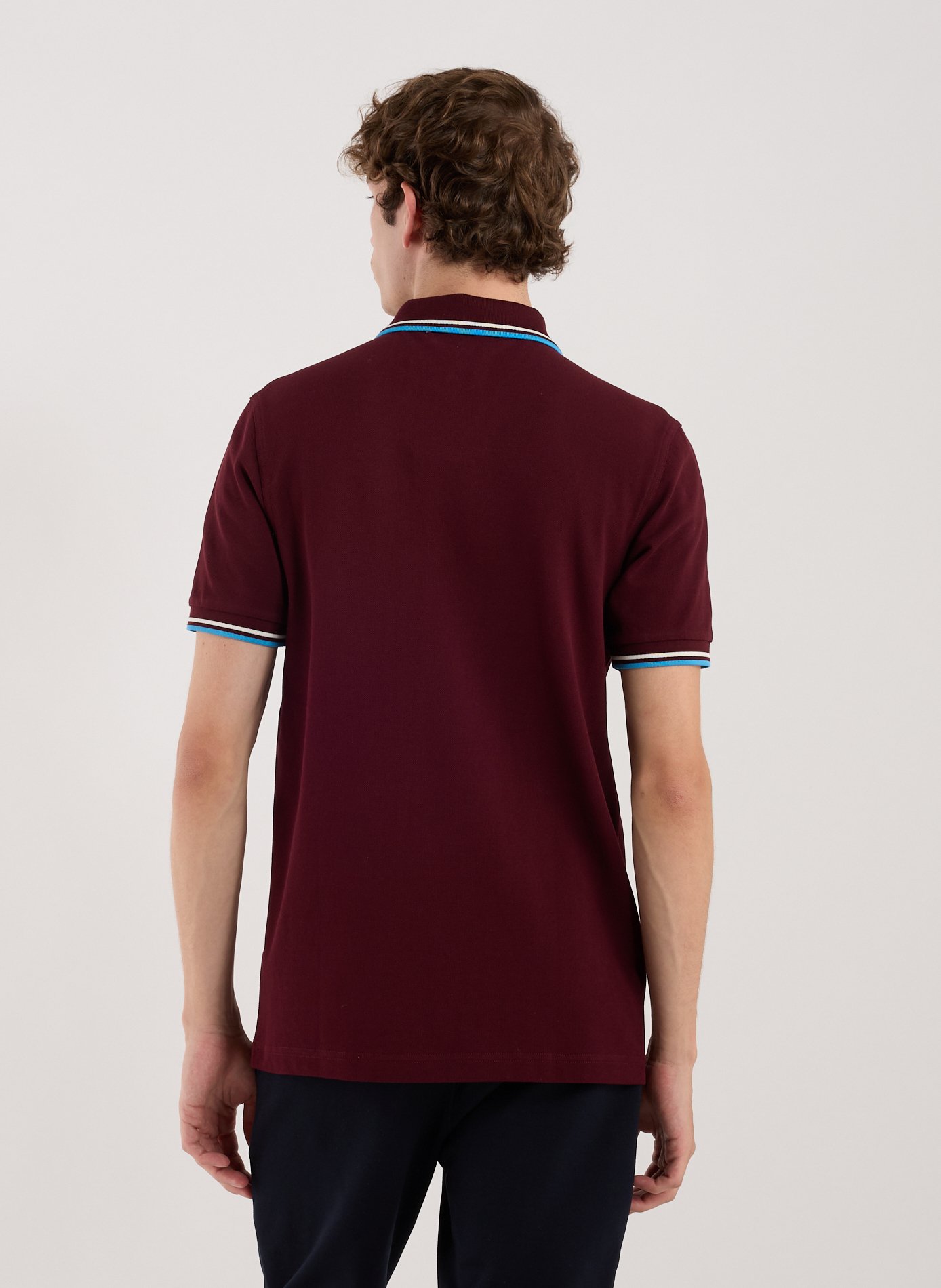 Polo en coton piqué FRED PERRY Rouge