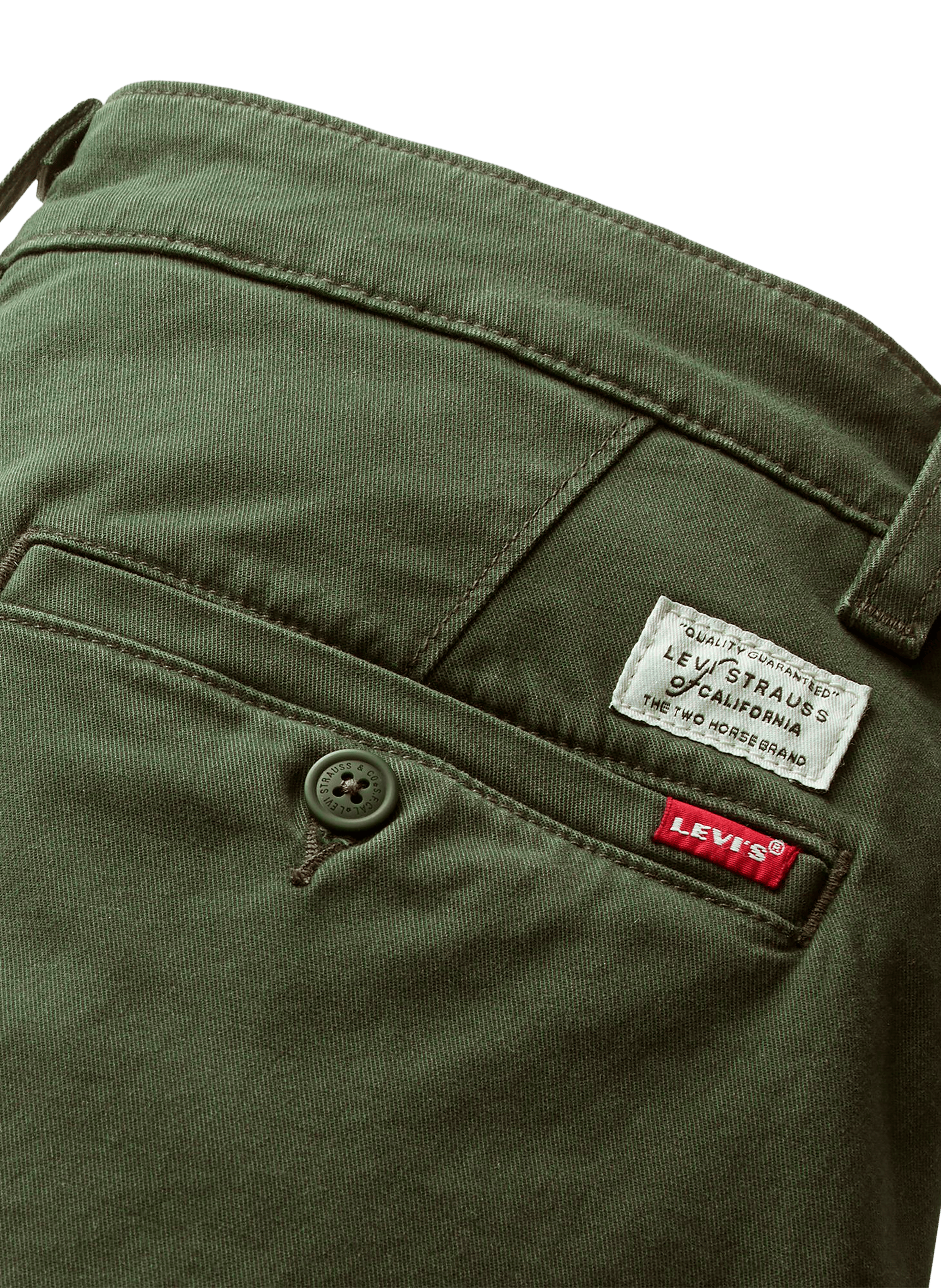 Cotton blend chino trousers  LEVI'S Green
