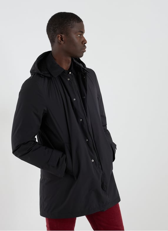 Parka unie à capuche | Gris by HERNO Parka unie à capuche Gris