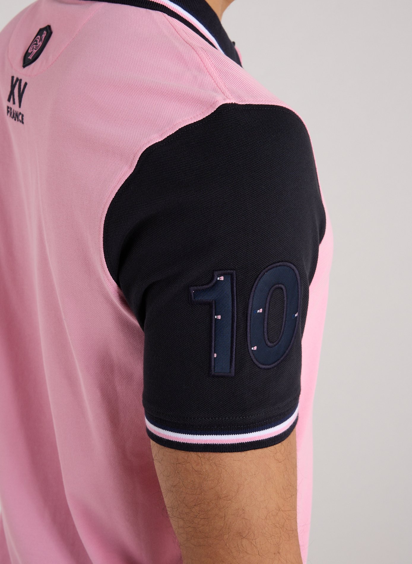 Polo à manches courtes en coton EDEN PARK Rose