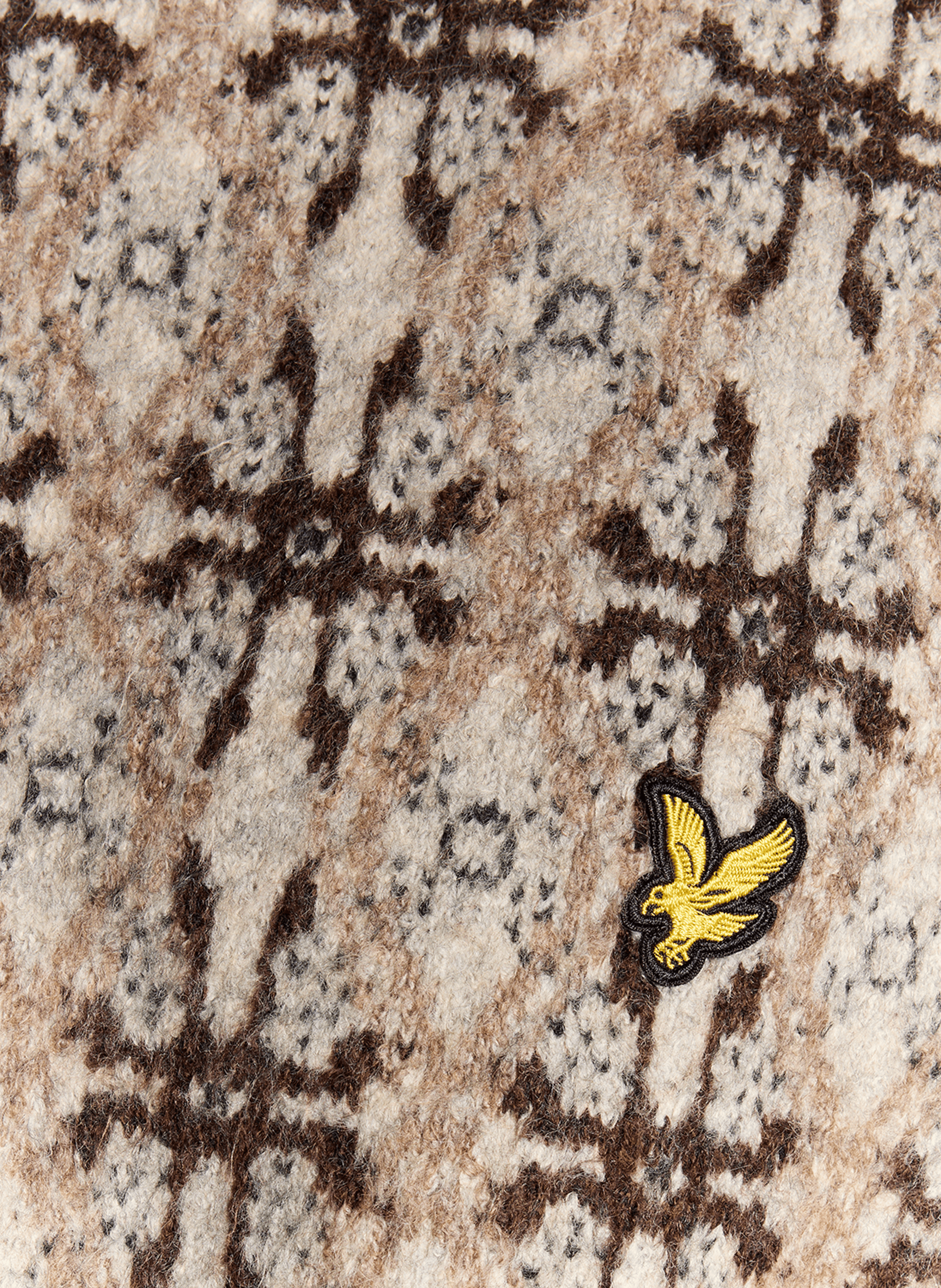 Pull à imprimé LYLE & SCOTT Gris