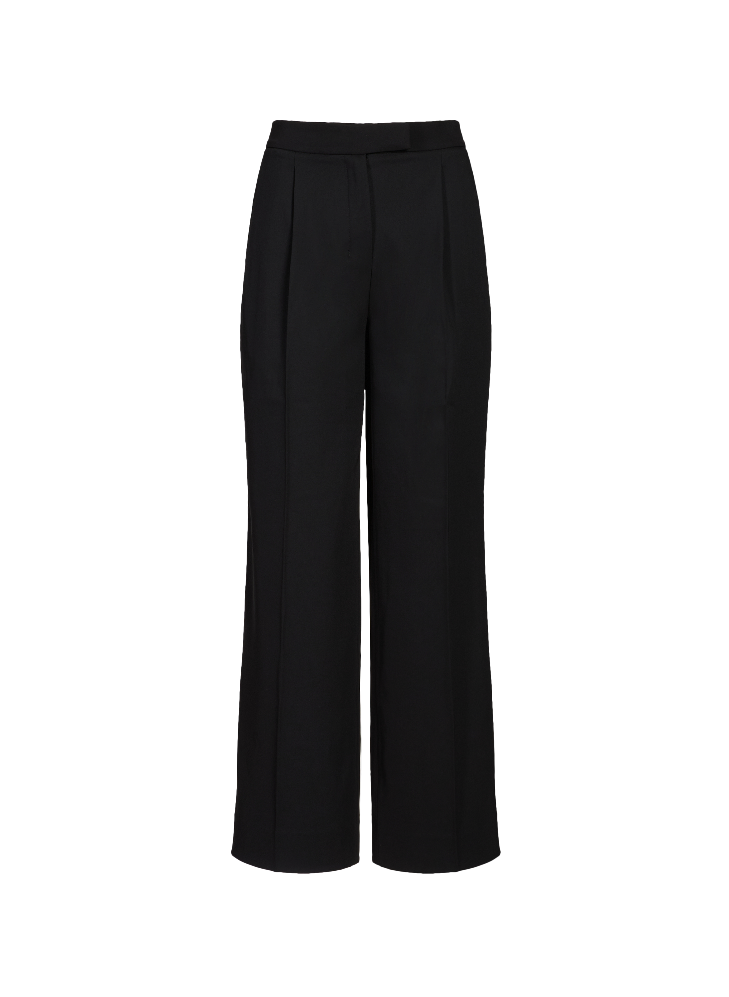 CALVIN KLEIN Straight pleated pants Black