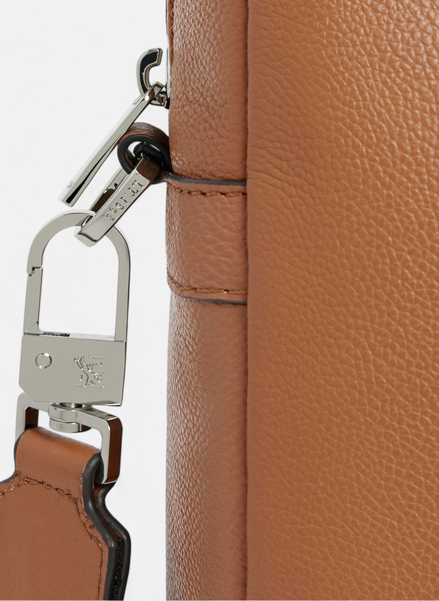 Porte documents 15" marceau en cuir grainé moyen modèle LE TANNEUR Marron