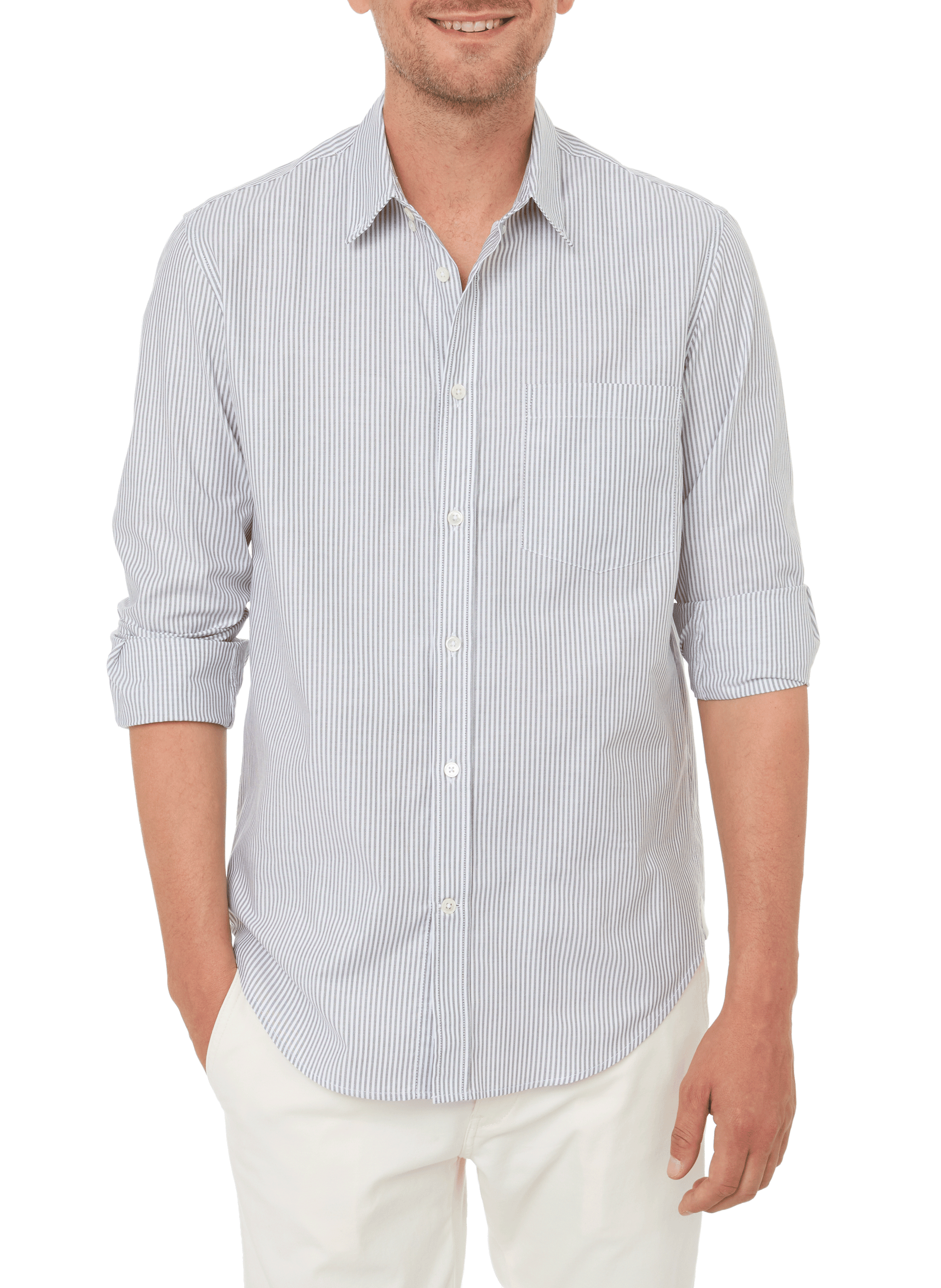 Striped cotton shirt EDITIONS 102 Green