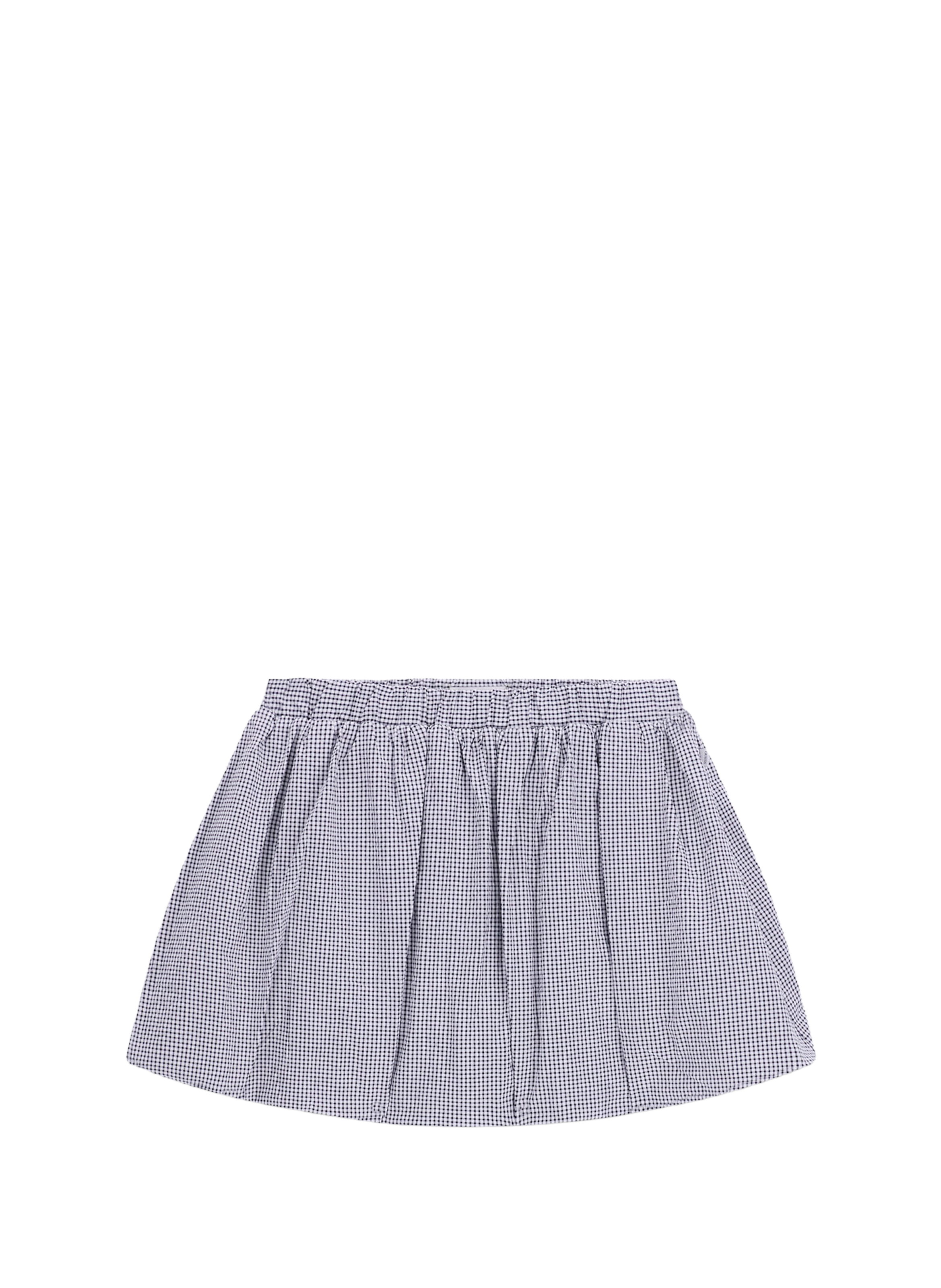 Mini rok met ruitjespatroon van gemengd katoen GUESS Veelkleurig