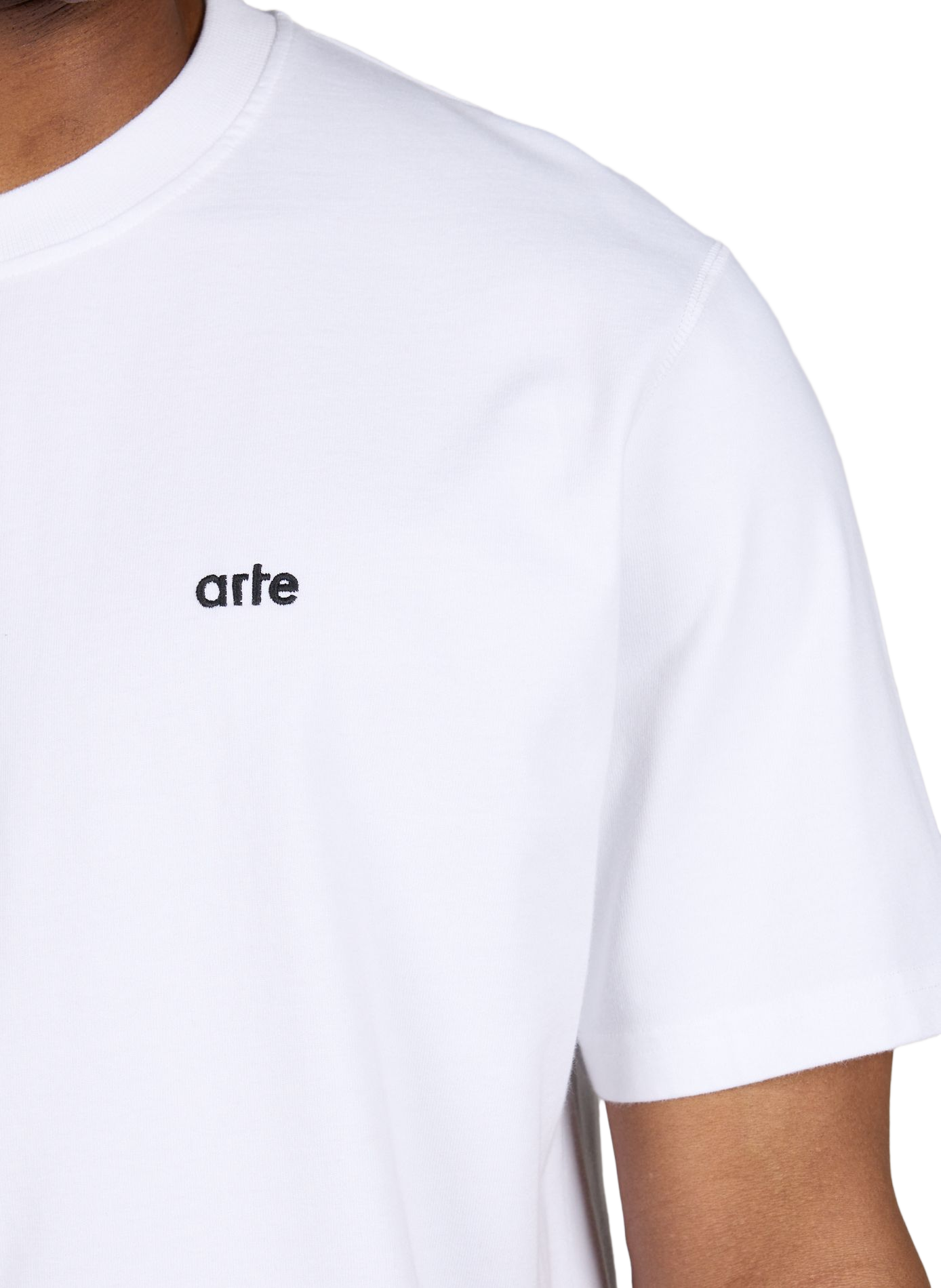 T-shirt imprimé au dos en coton ARTE ANTWERP Blanc