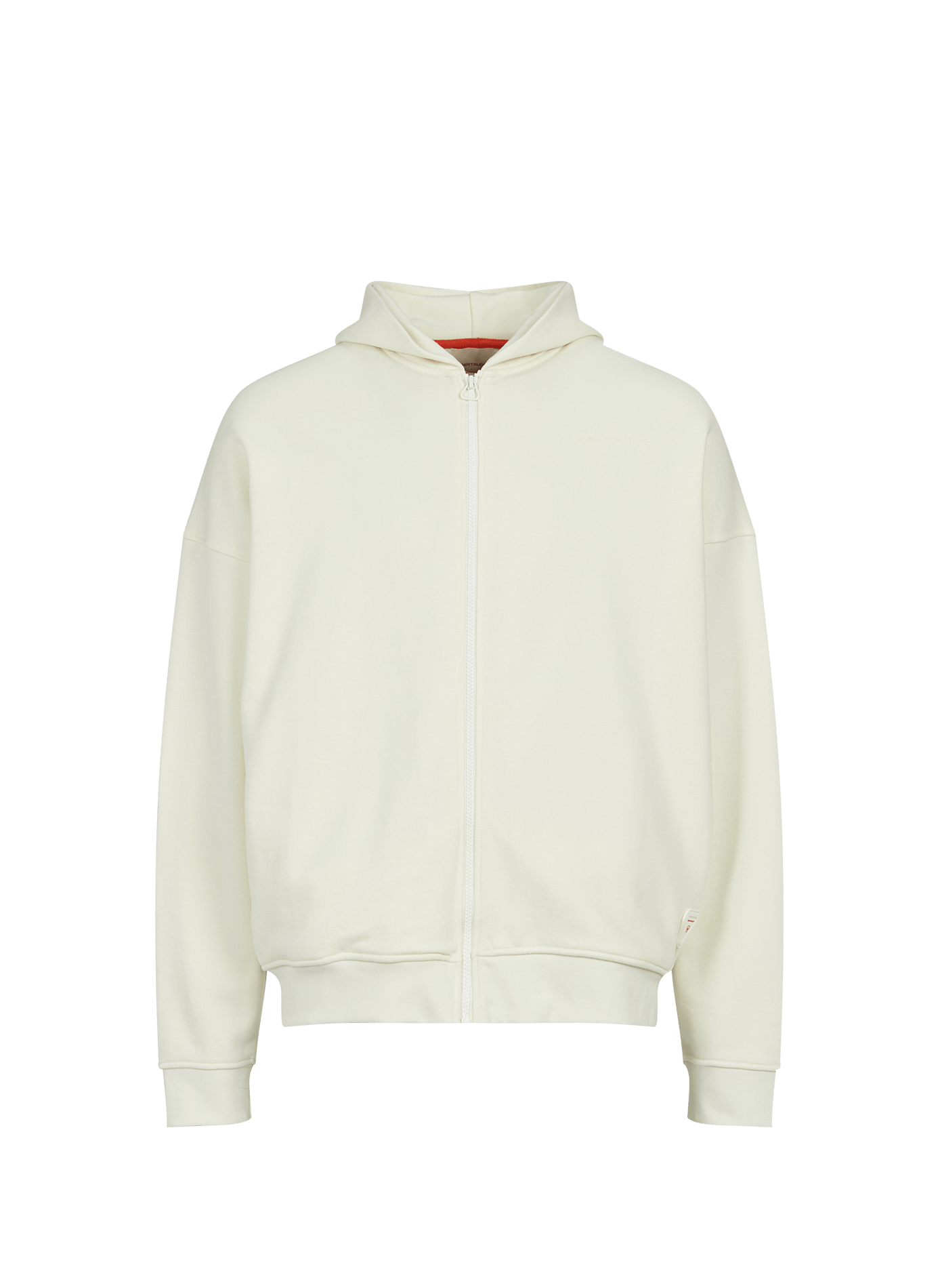Hoodie zippé Titus à capuche en coton GERTRUDE ET GASTON Beige