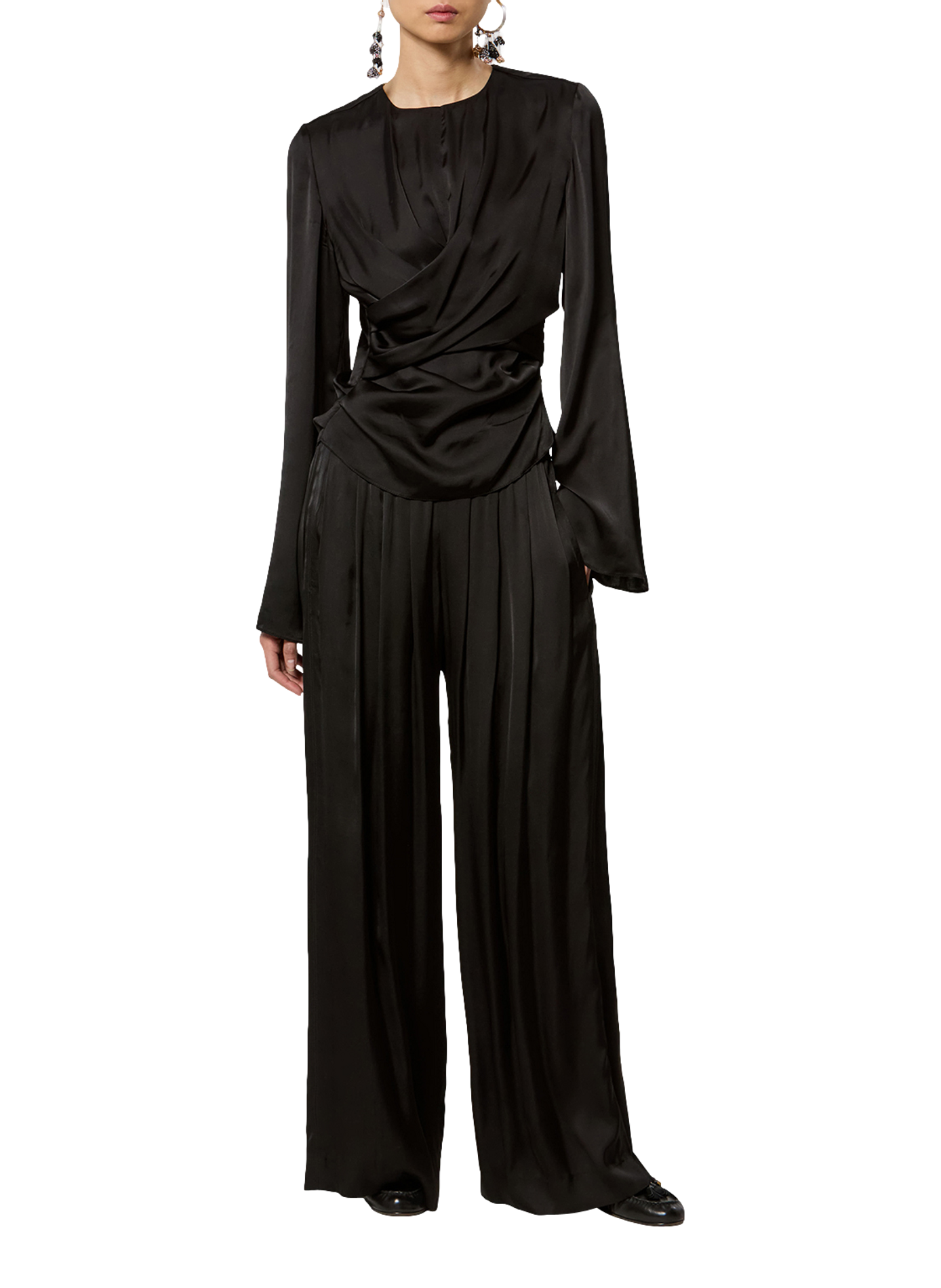 Nolia Satin Pants ISABEL MARANT Black