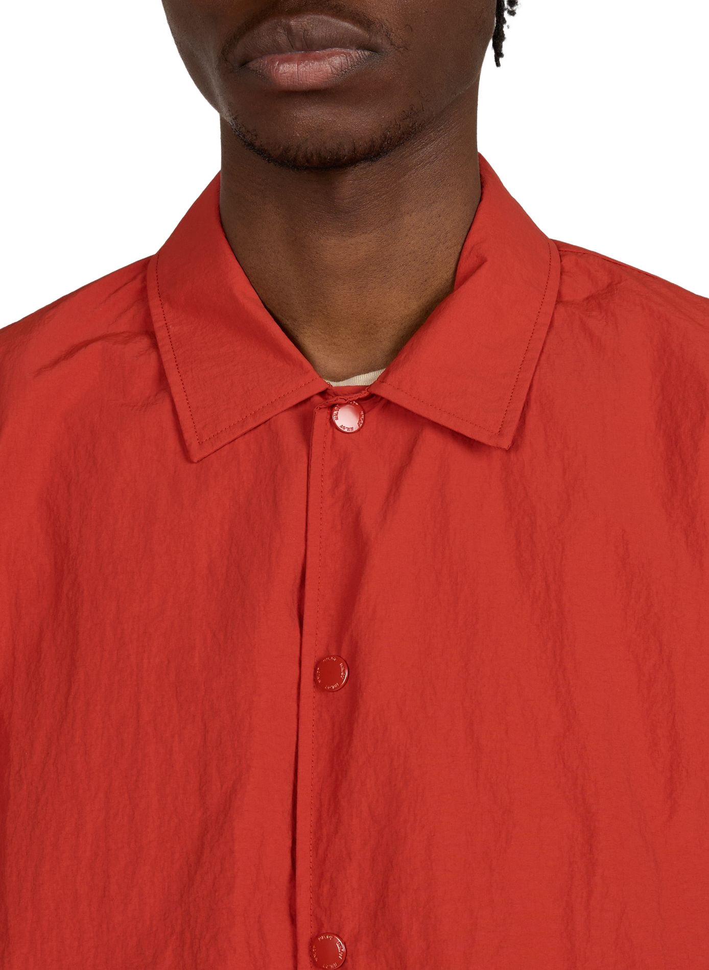 Lightweight jacket with classic collar NN.07 Red